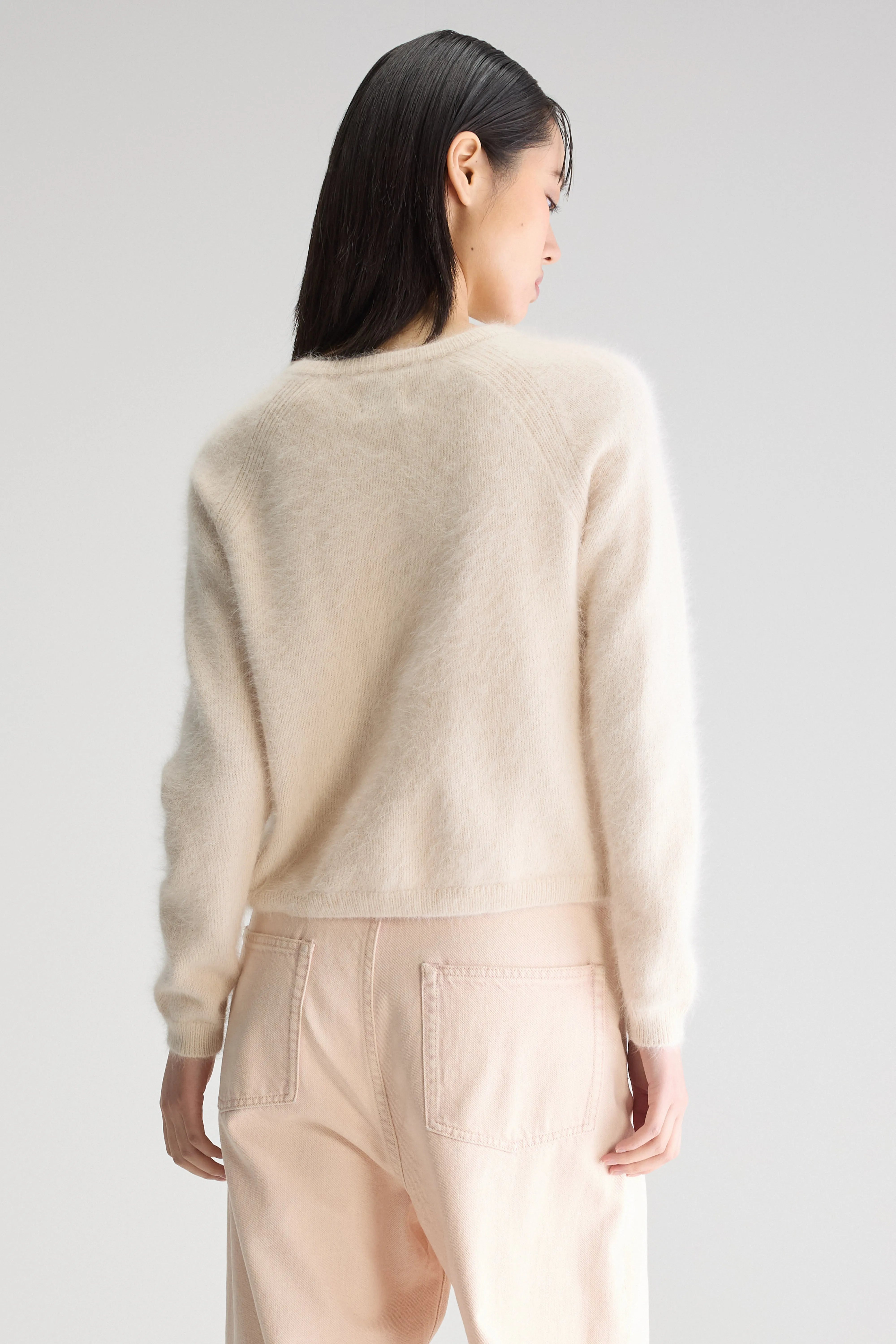 Cardigan En Angora Datair - Parchemin Pour Femme | Bellerose