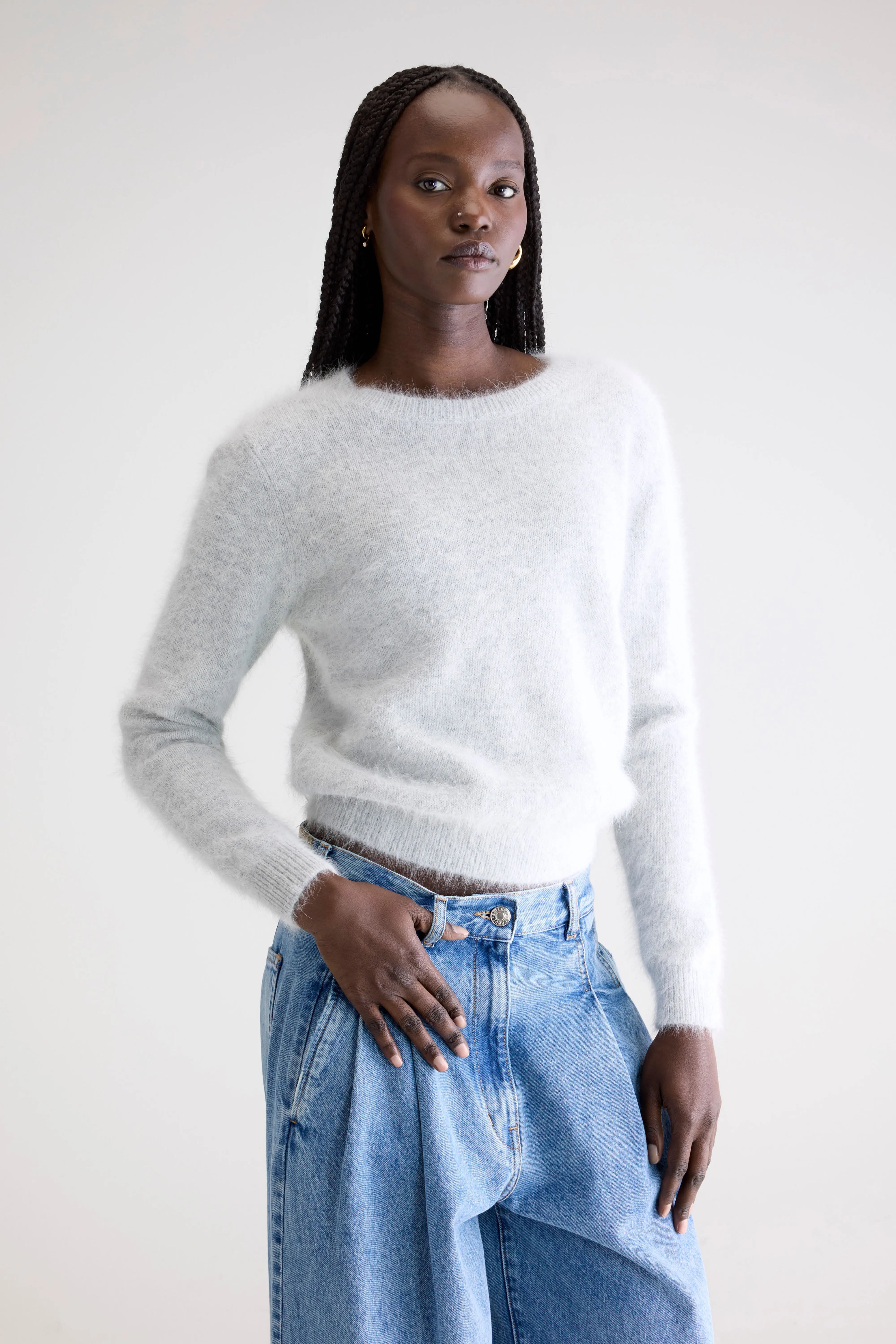 Datti Angora-blend Sweater - Birch For Women | Bellerose