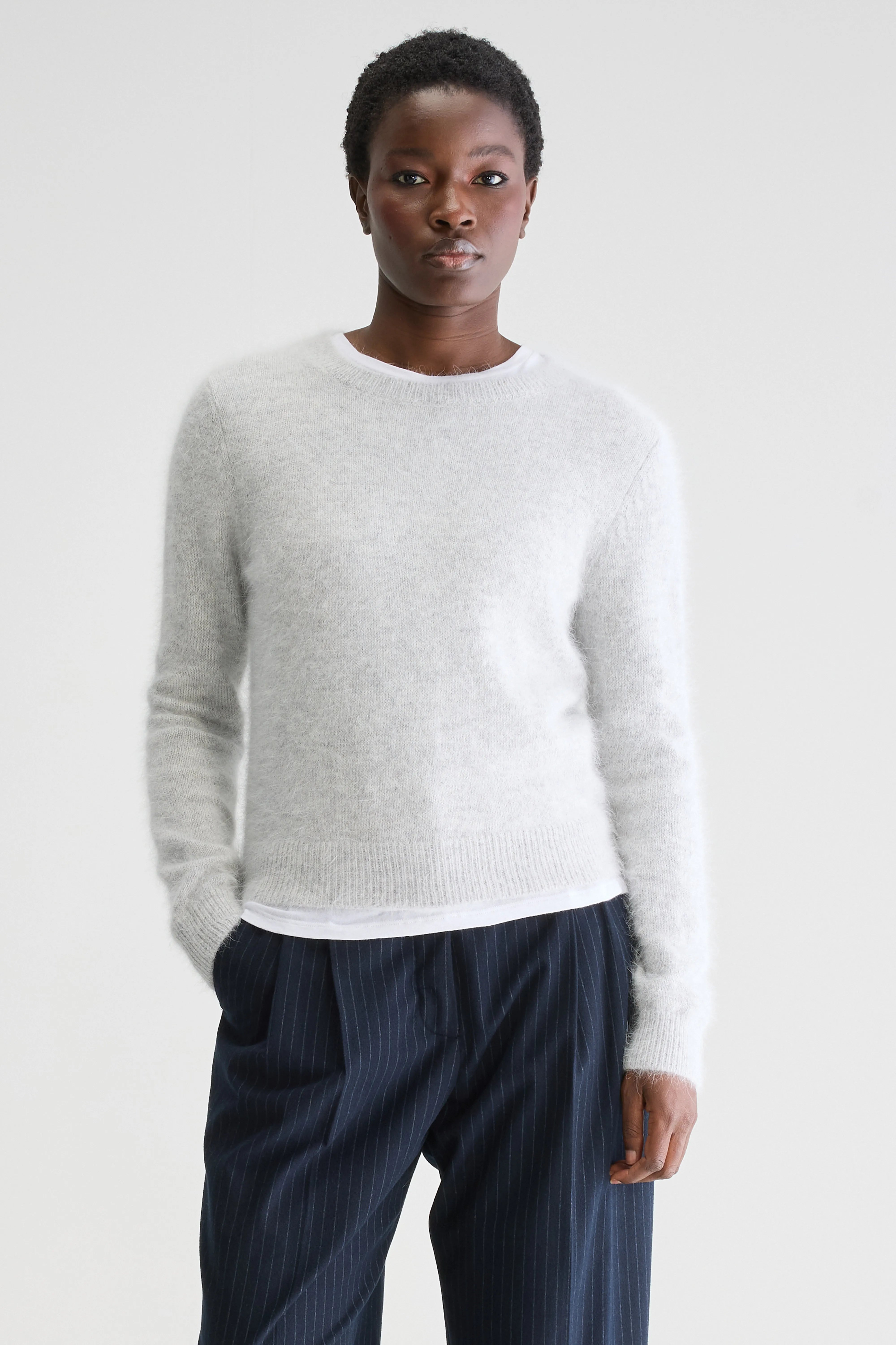 Pull en angora Datti (252 / W / BIRCH)