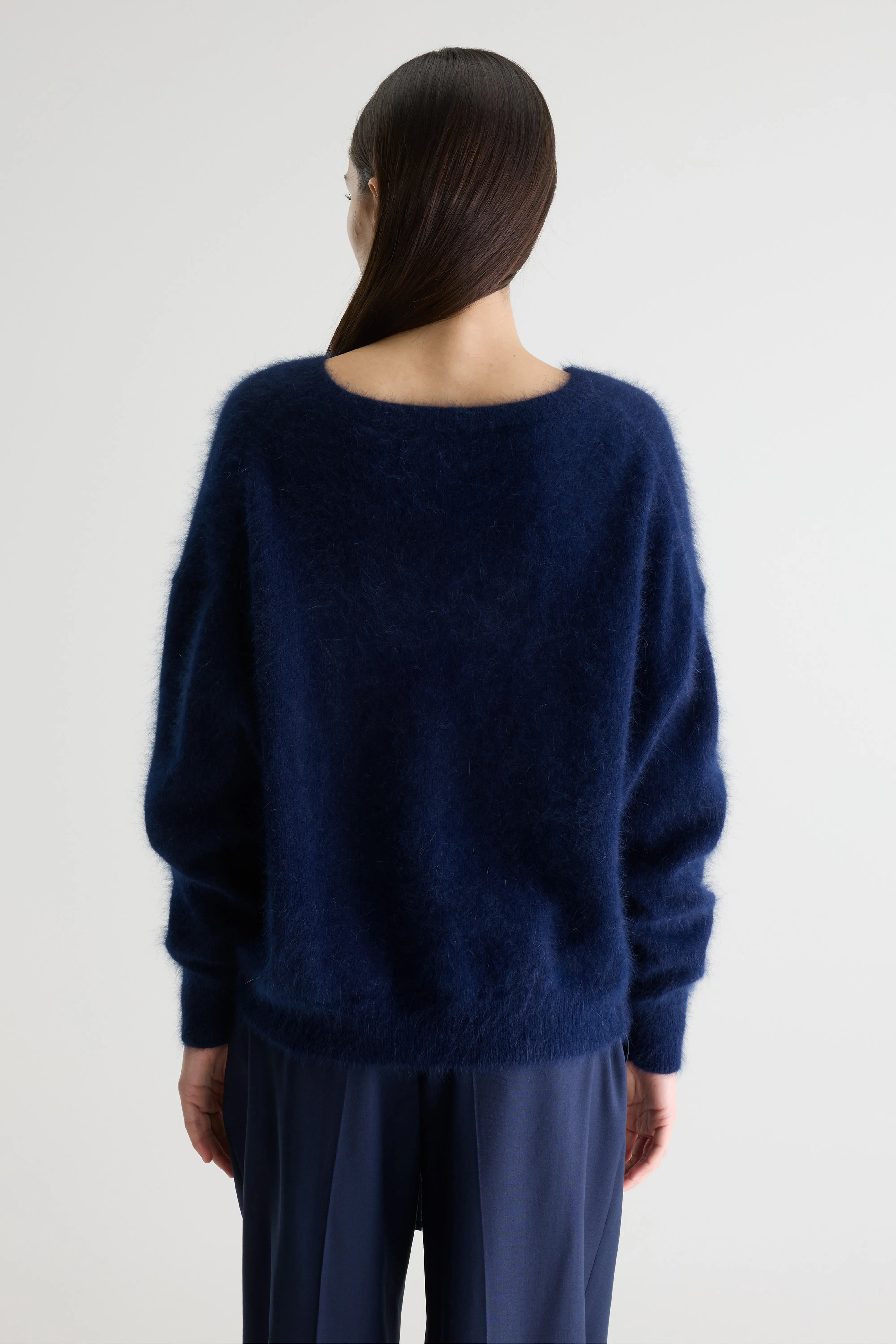 Datus blauwe trui van angoramix (252 / W / NAVY)