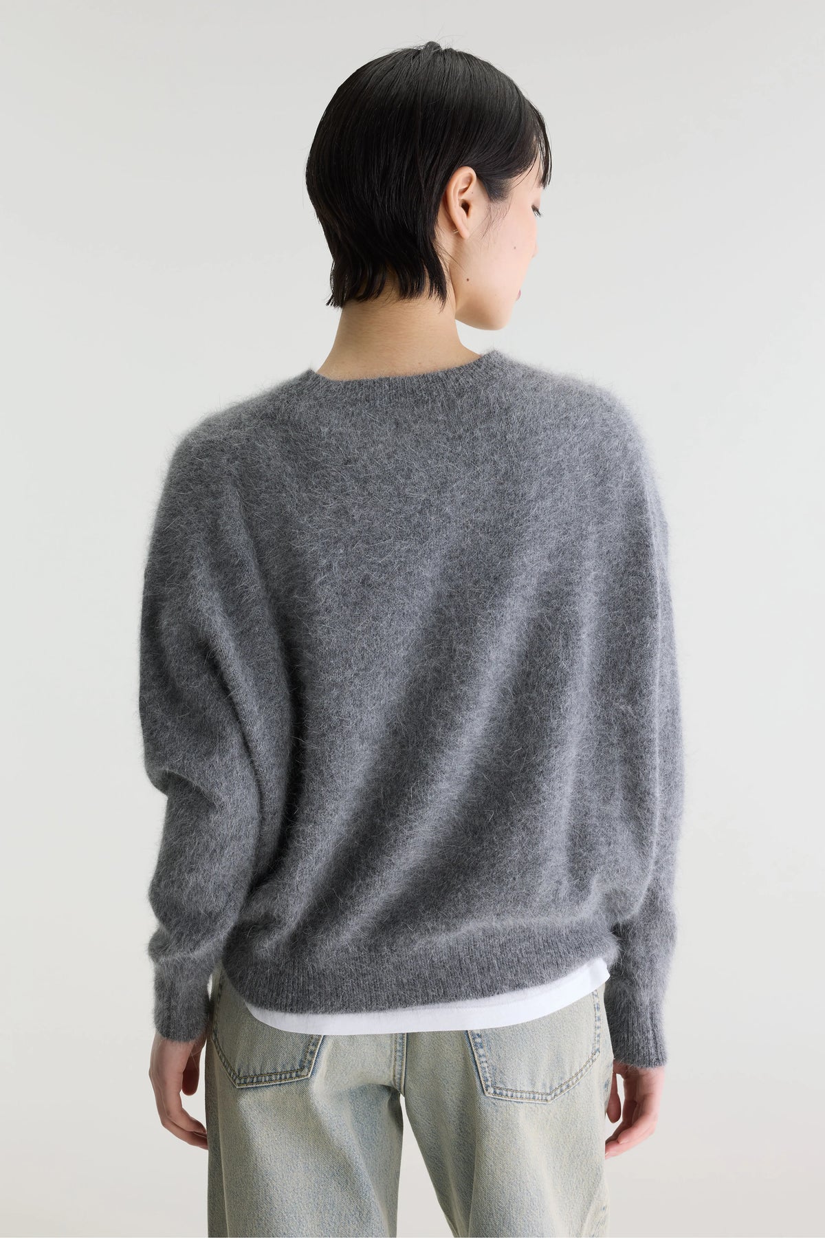 Datus Angora-blend Sweater - Mid grey For Women | Bellerose