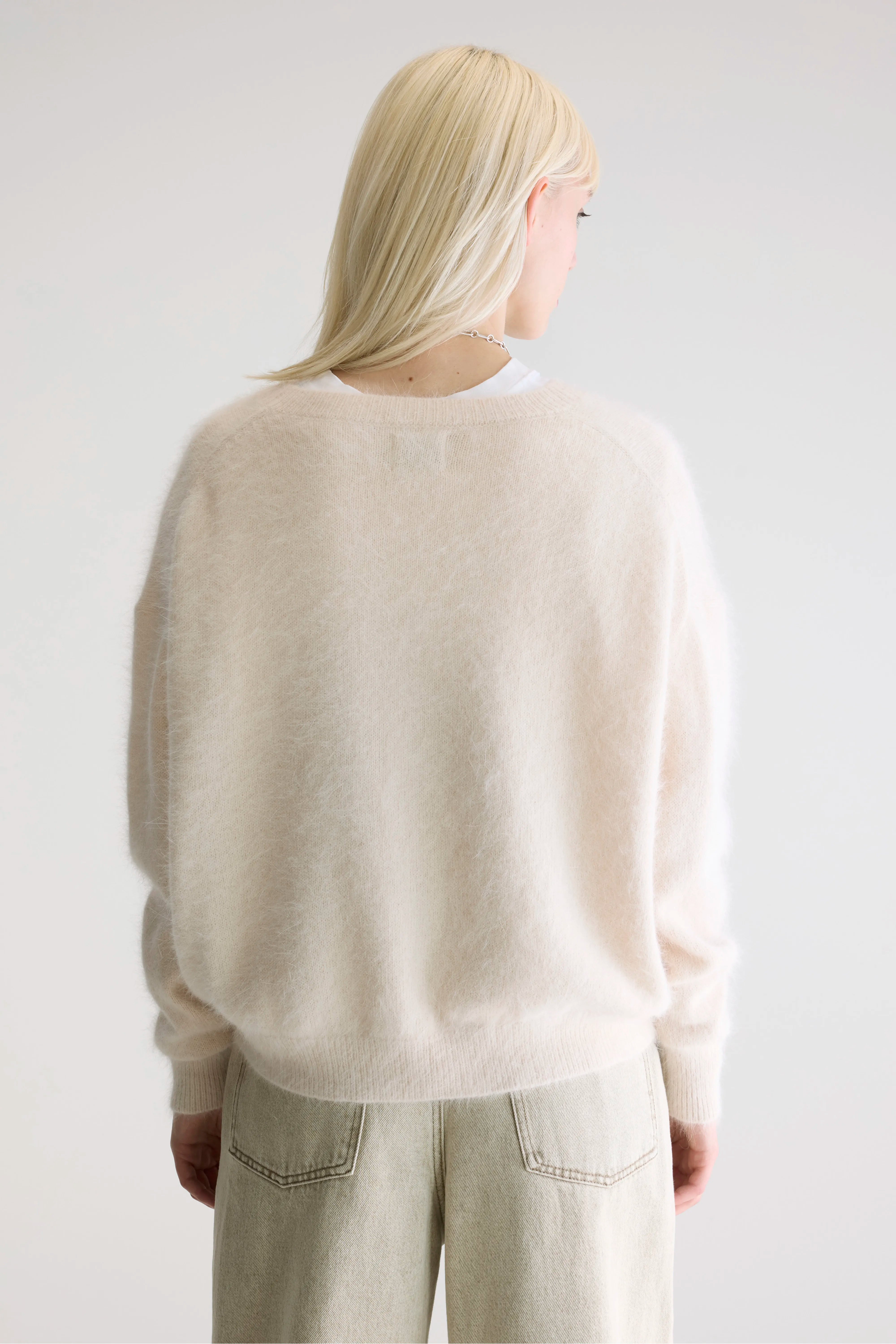 Pull en angora Datus (252 / W / PARCHEMIN)