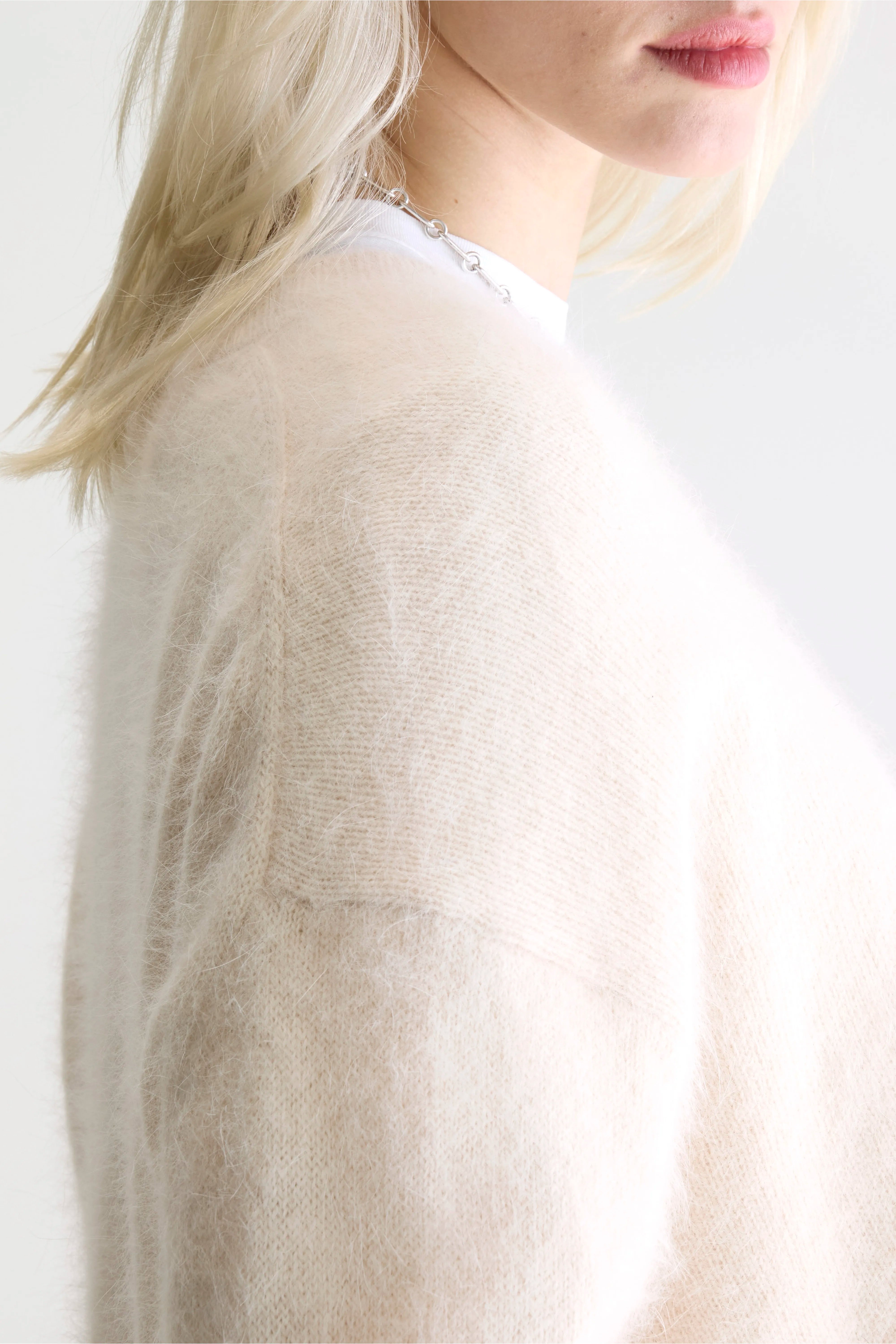 Datus Angora-blend Sweater - Parchemin For Women | Bellerose