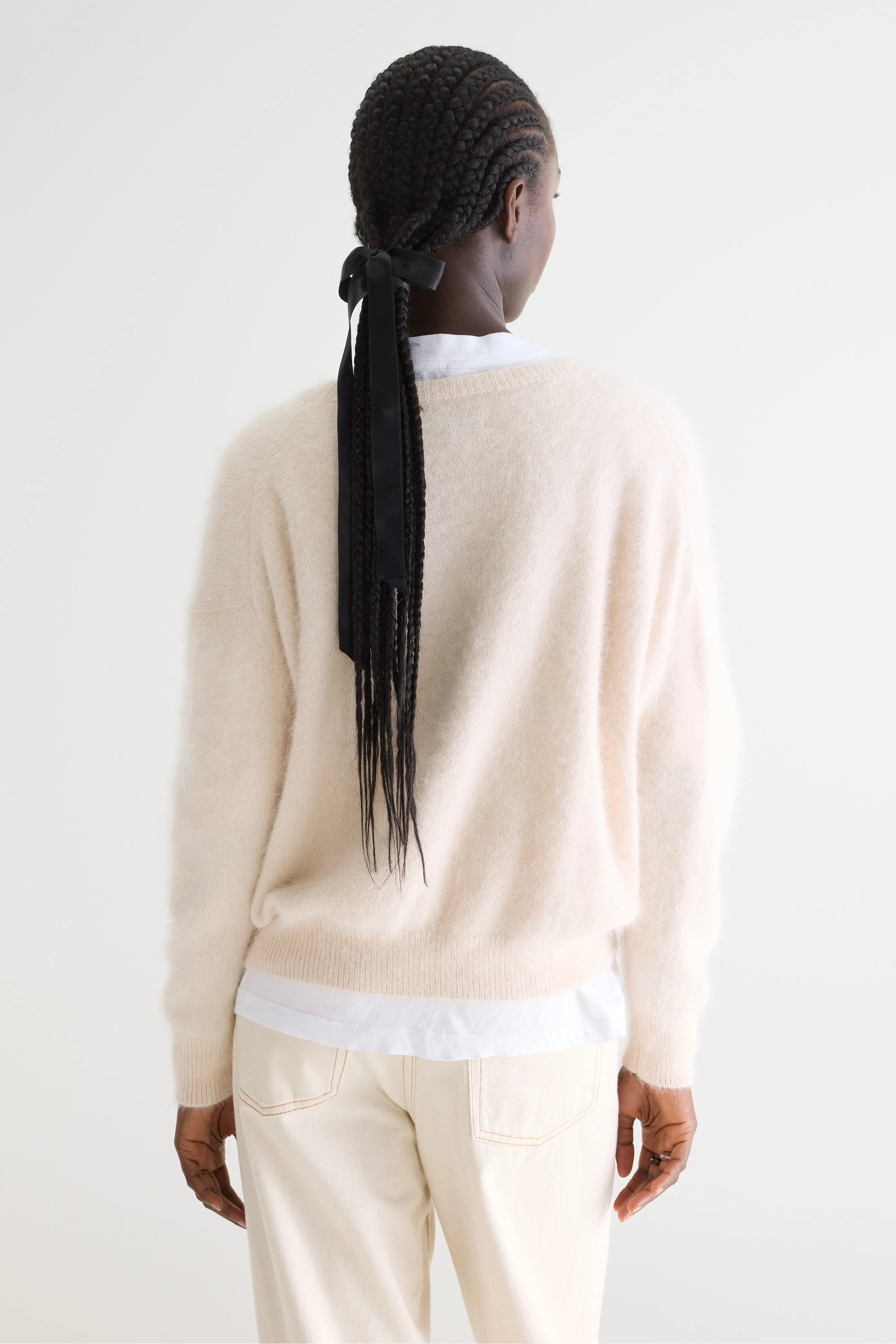 Datus Angora-blend Sweater - Parchemin For Women | Bellerose