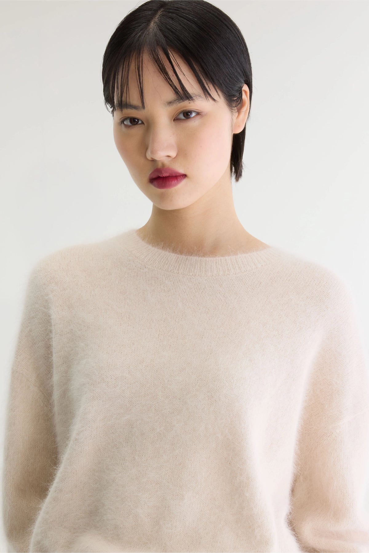 Datus Angora-blend Sweater - Parchemin For Women | Bellerose