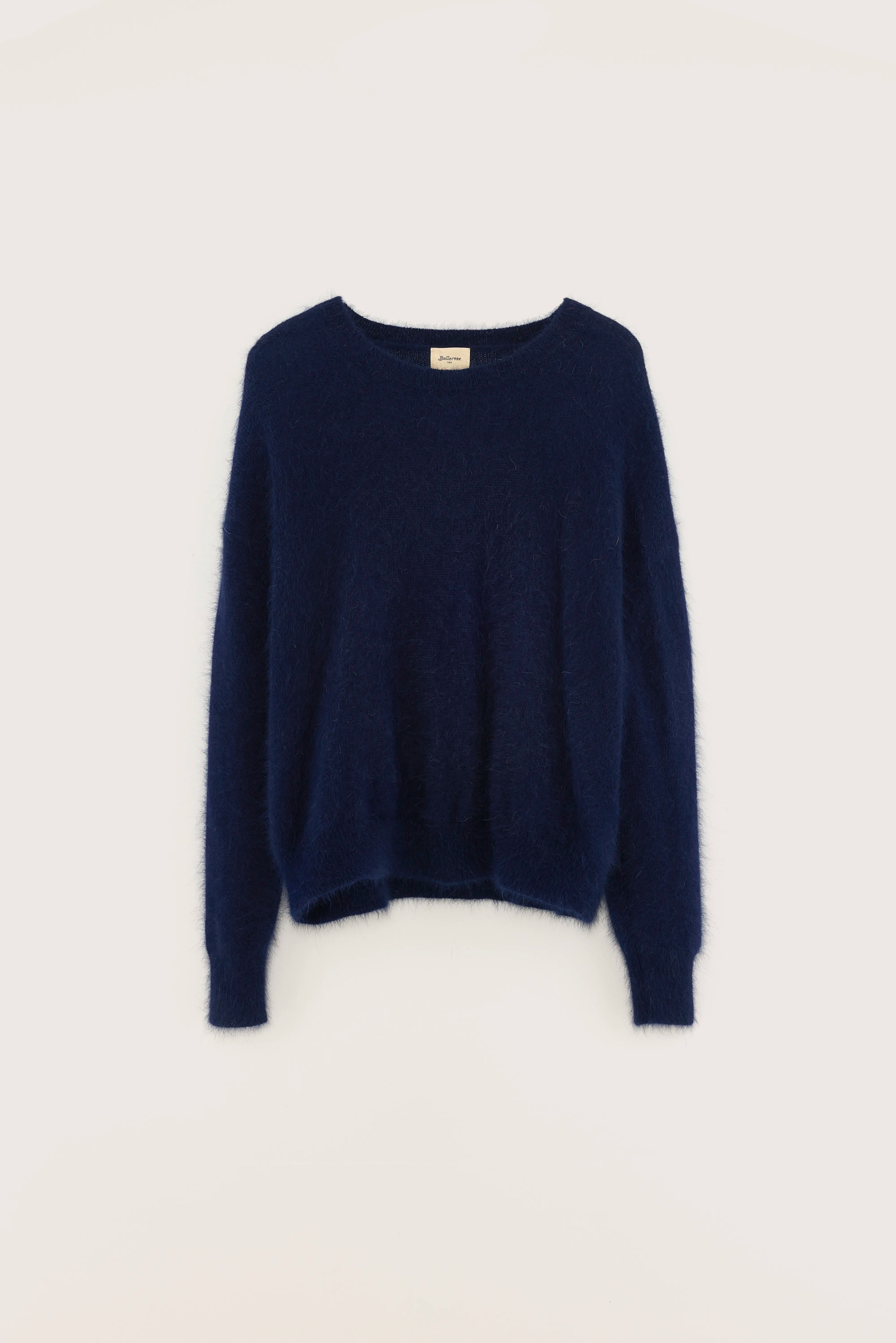 Datus angora-blend sweater (252 / W / NAVY)