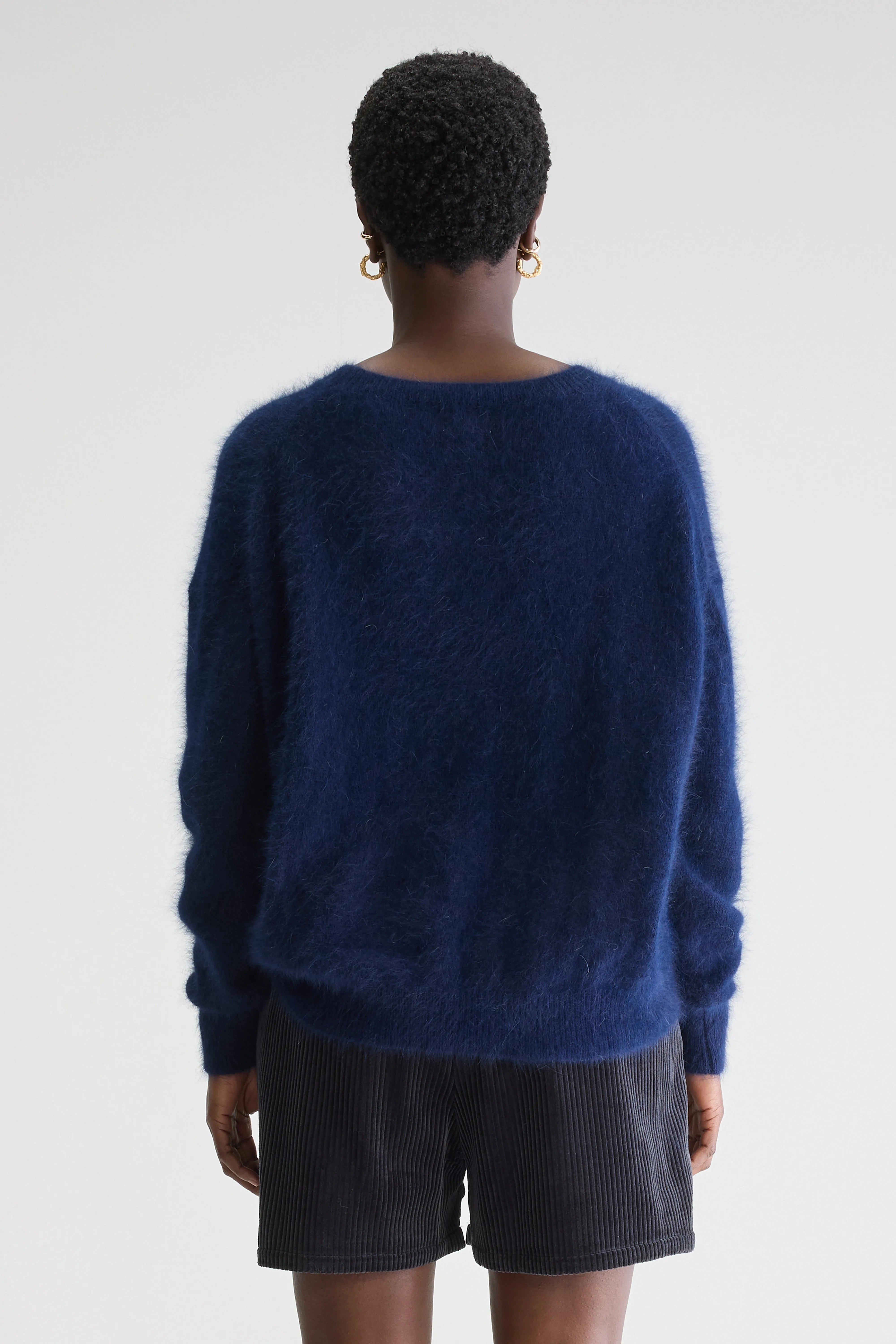 Datus Angora-blend Sweater - Navy For Women | Bellerose