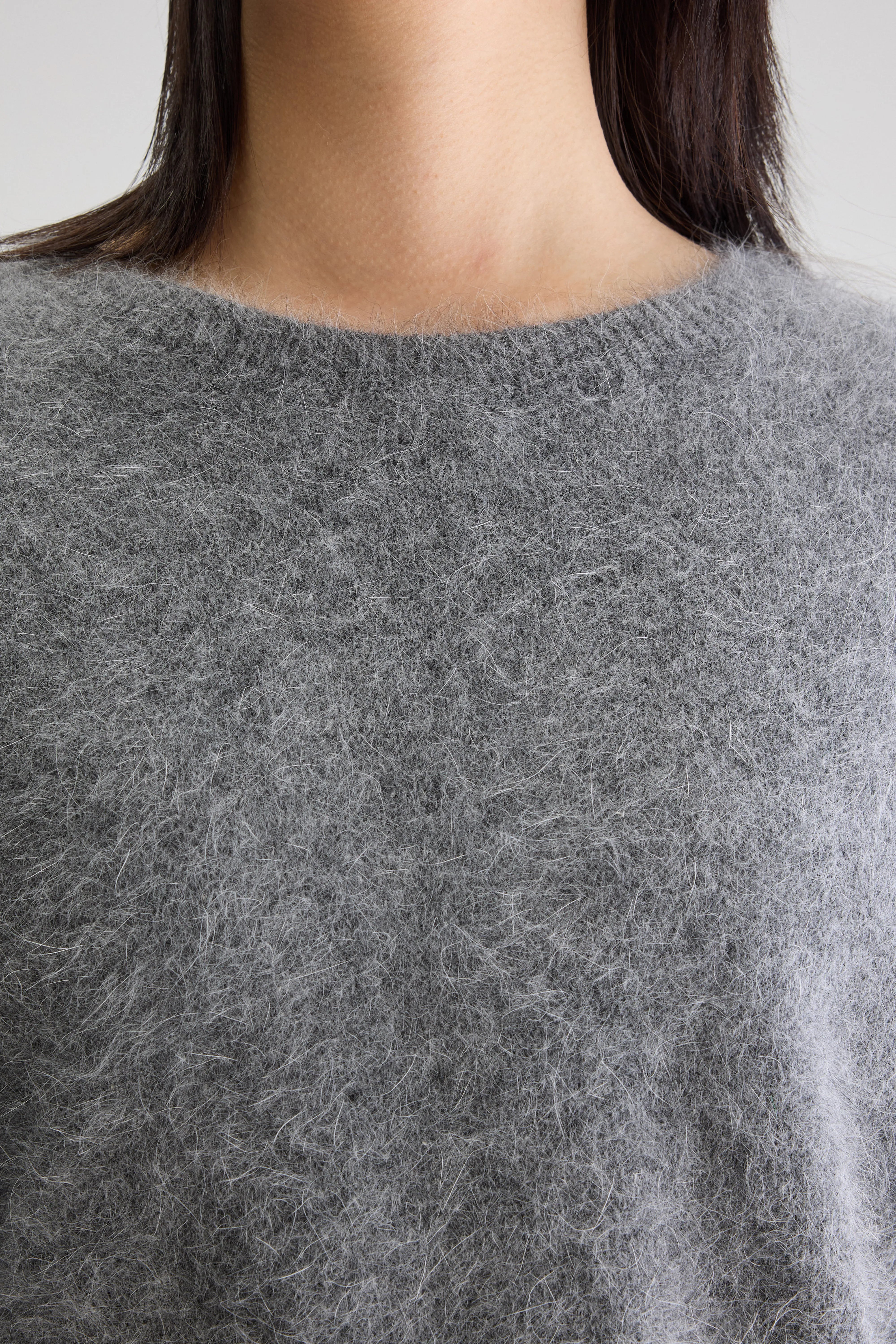 Datus angora-blend sweater (252 / W / MID GREY)