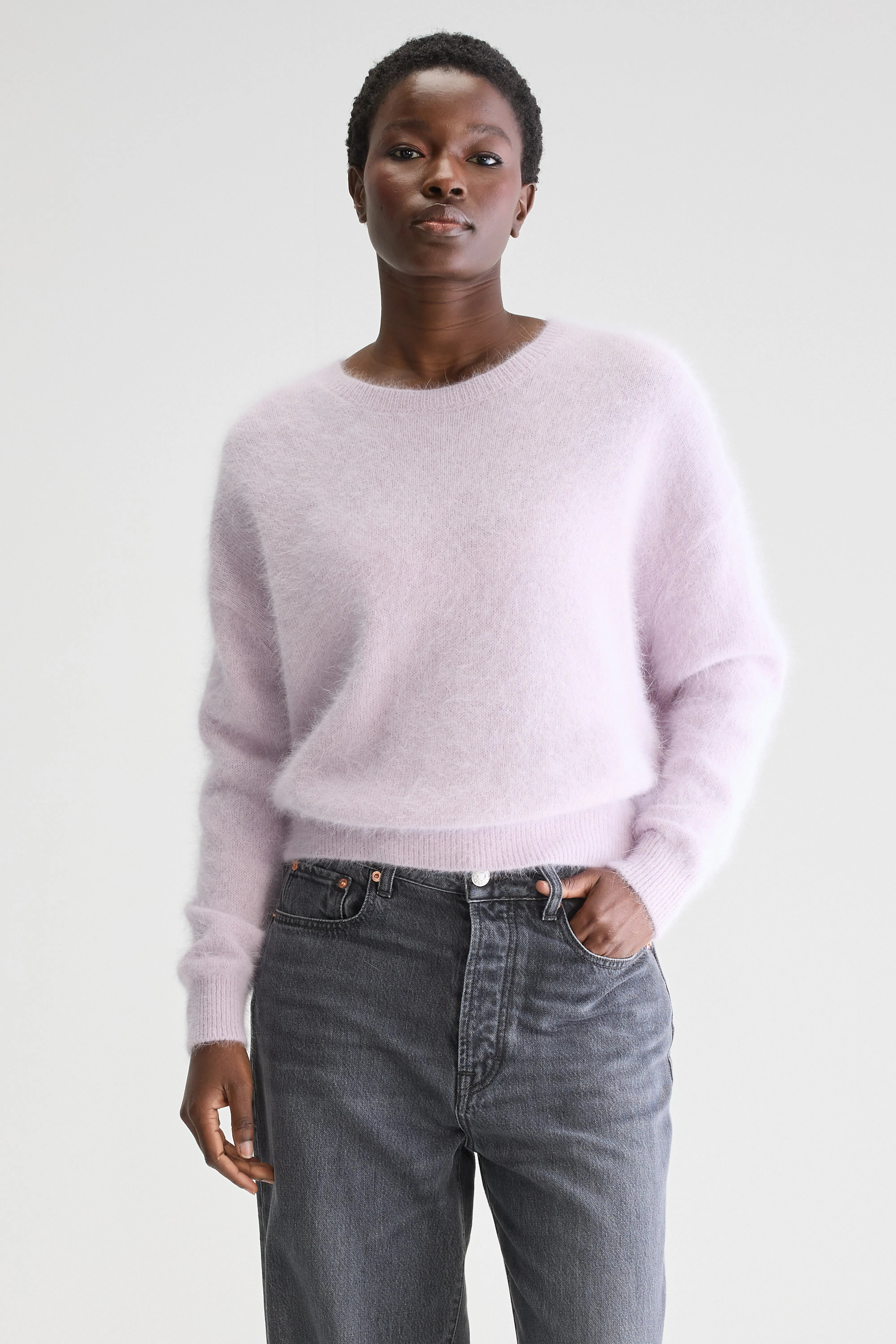 Datus Angora-blend Sweater - Glycine For Women | Bellerose