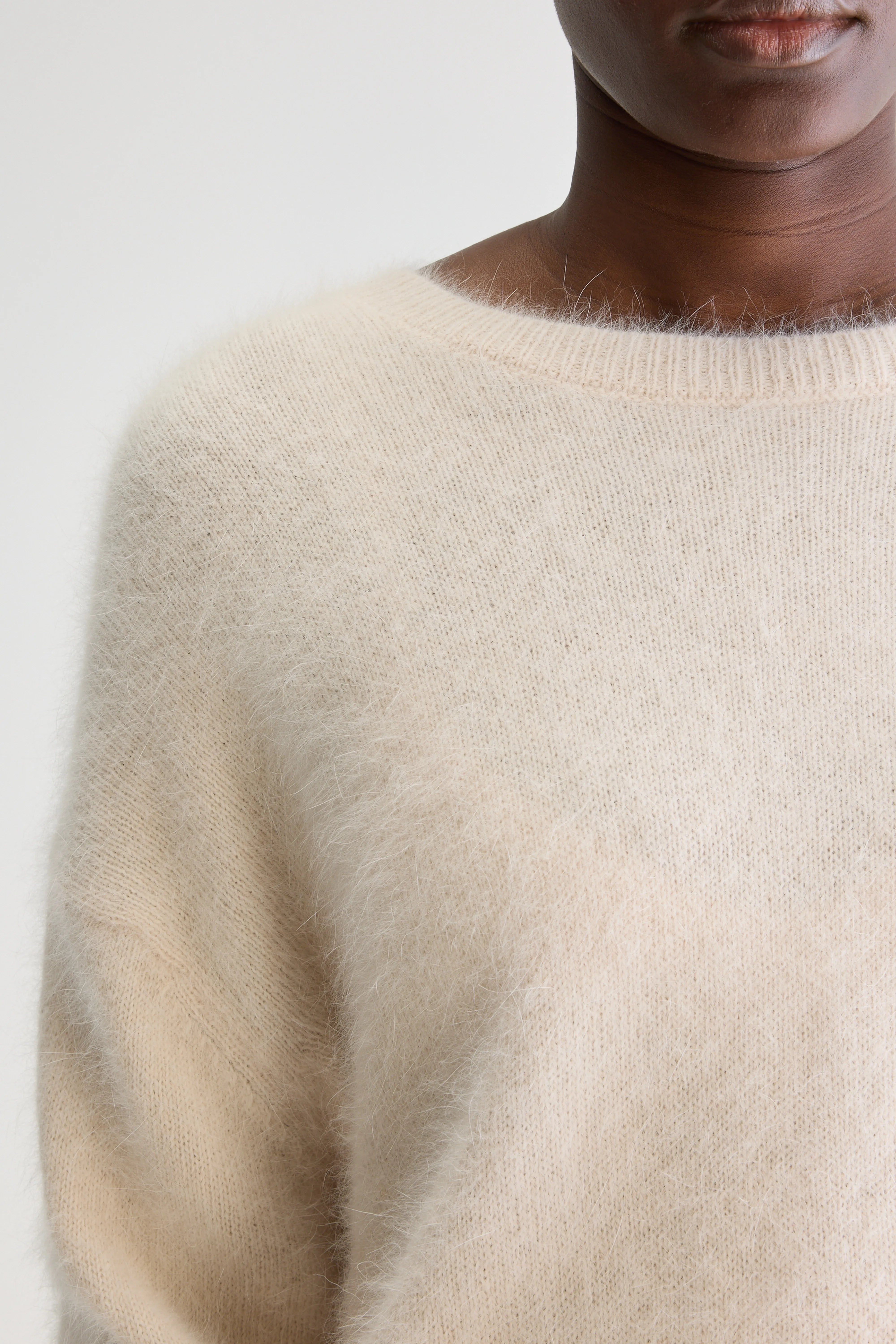 Datus Angora-blend Sweater - Parchemin For Women | Bellerose