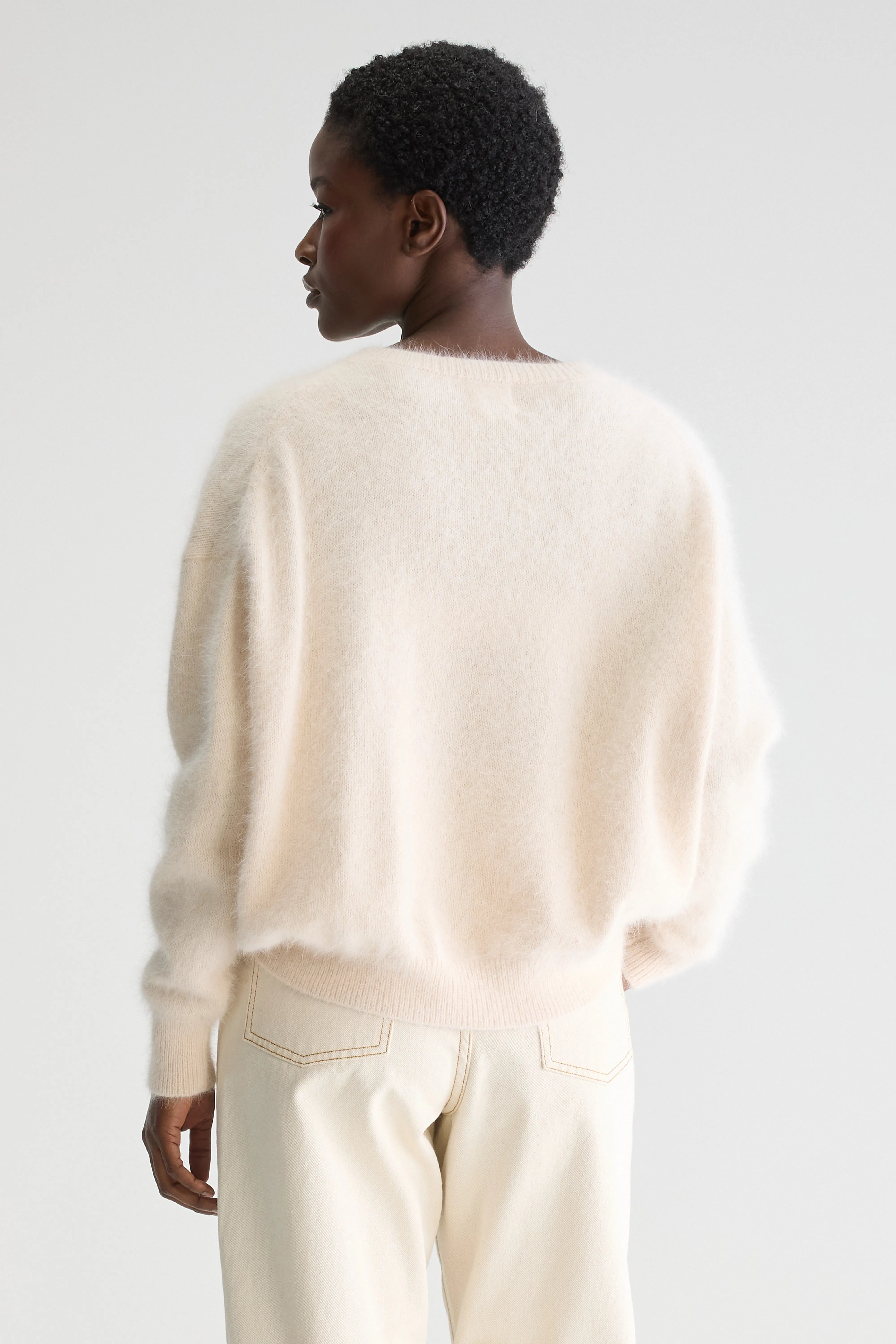 Datus Angora-blend Sweater - Parchemin For Women | Bellerose