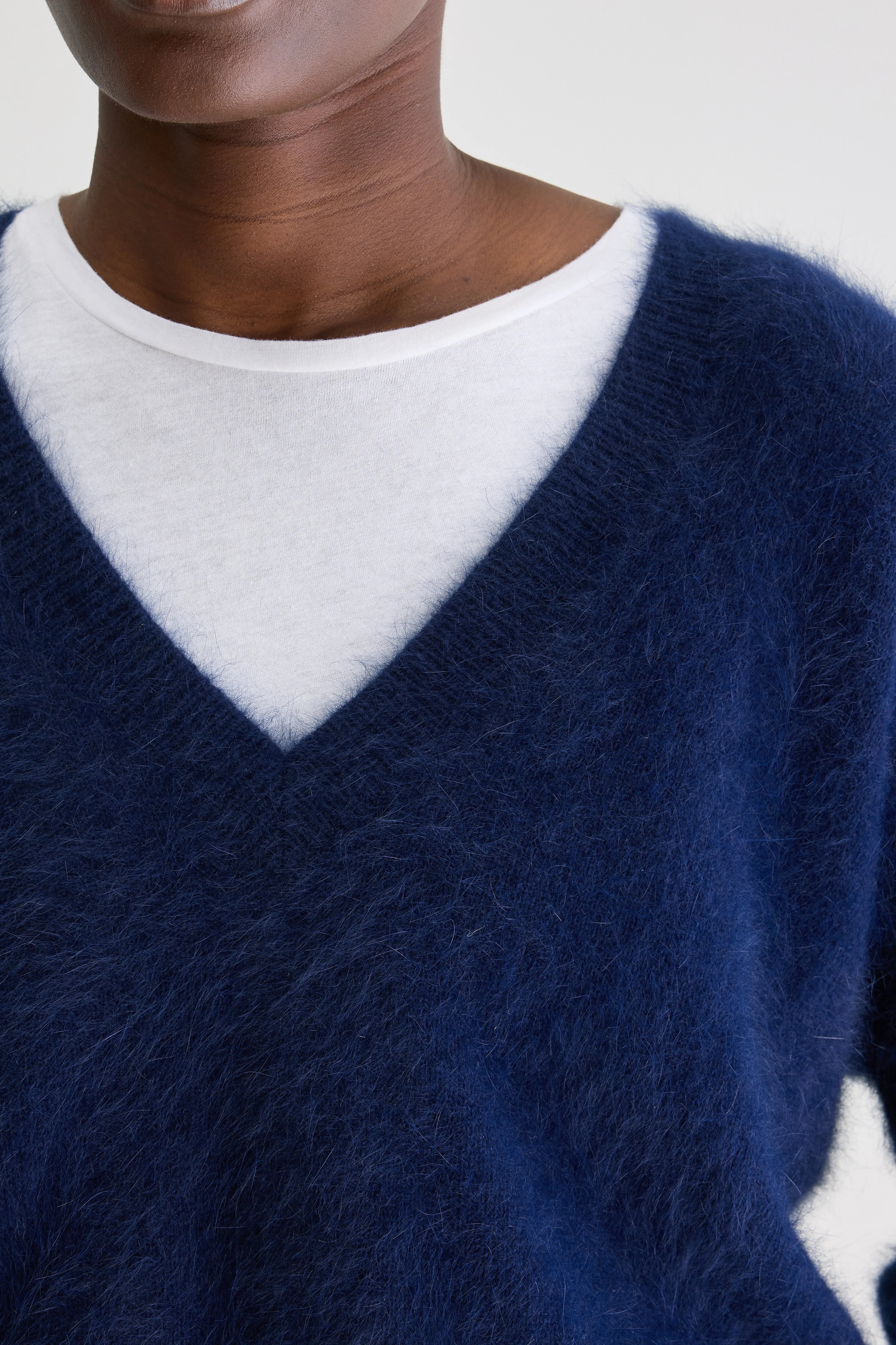 Pull En Angora Datev - Navy Pour Femme | Bellerose