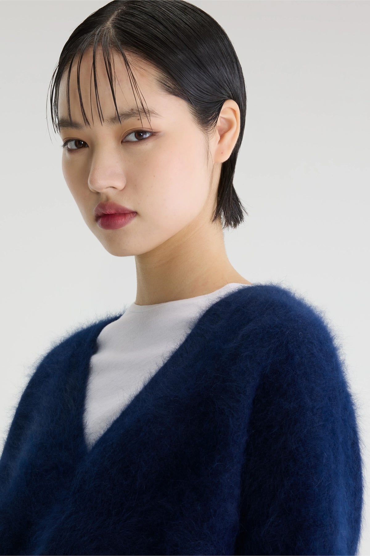 Datev Trui Van Angoramix - Navy Voor Dames | Bellerose