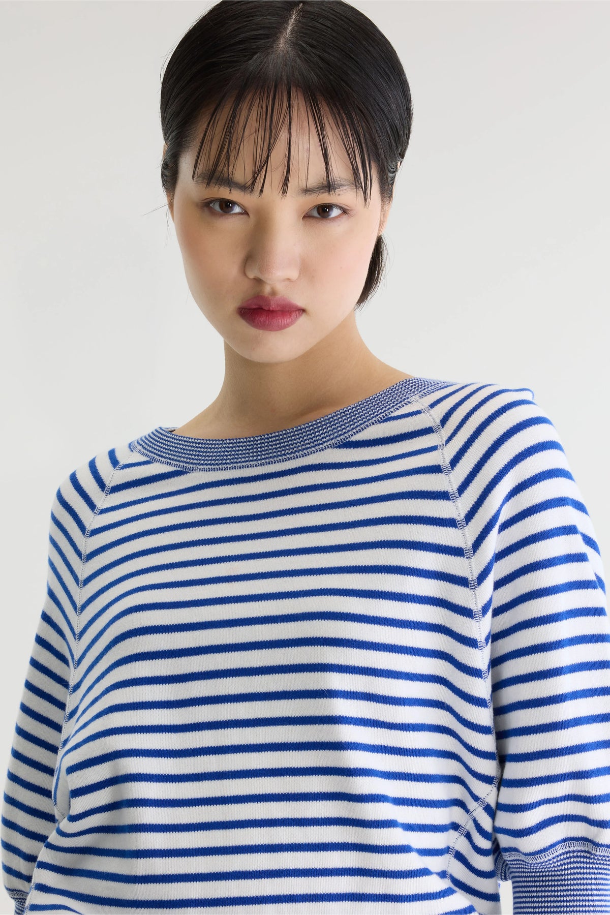 Anglet trui met ronde hals (252 / W / STRIPE A)
