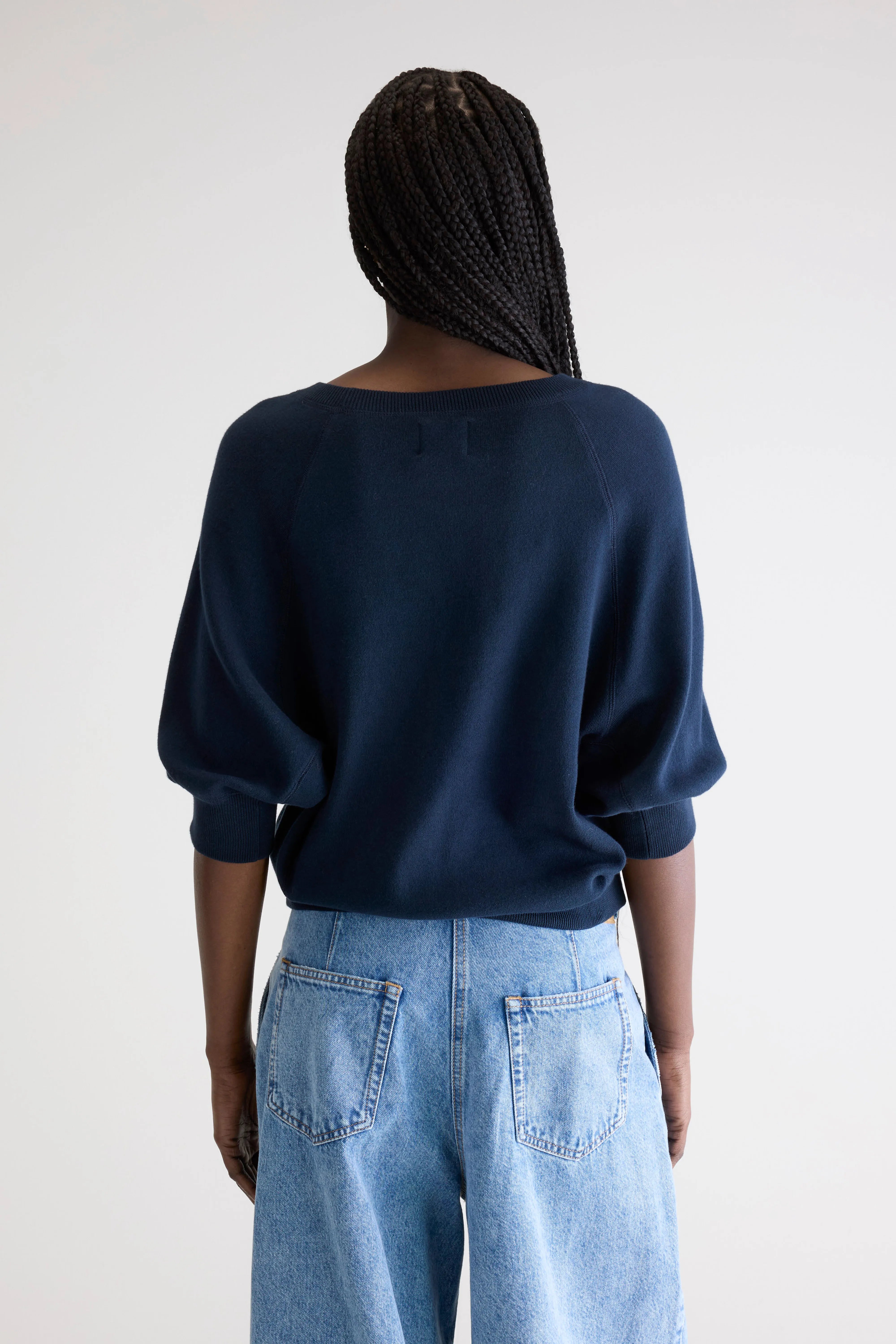 Anglet crew-neck sweater (242 / W / NAVY)