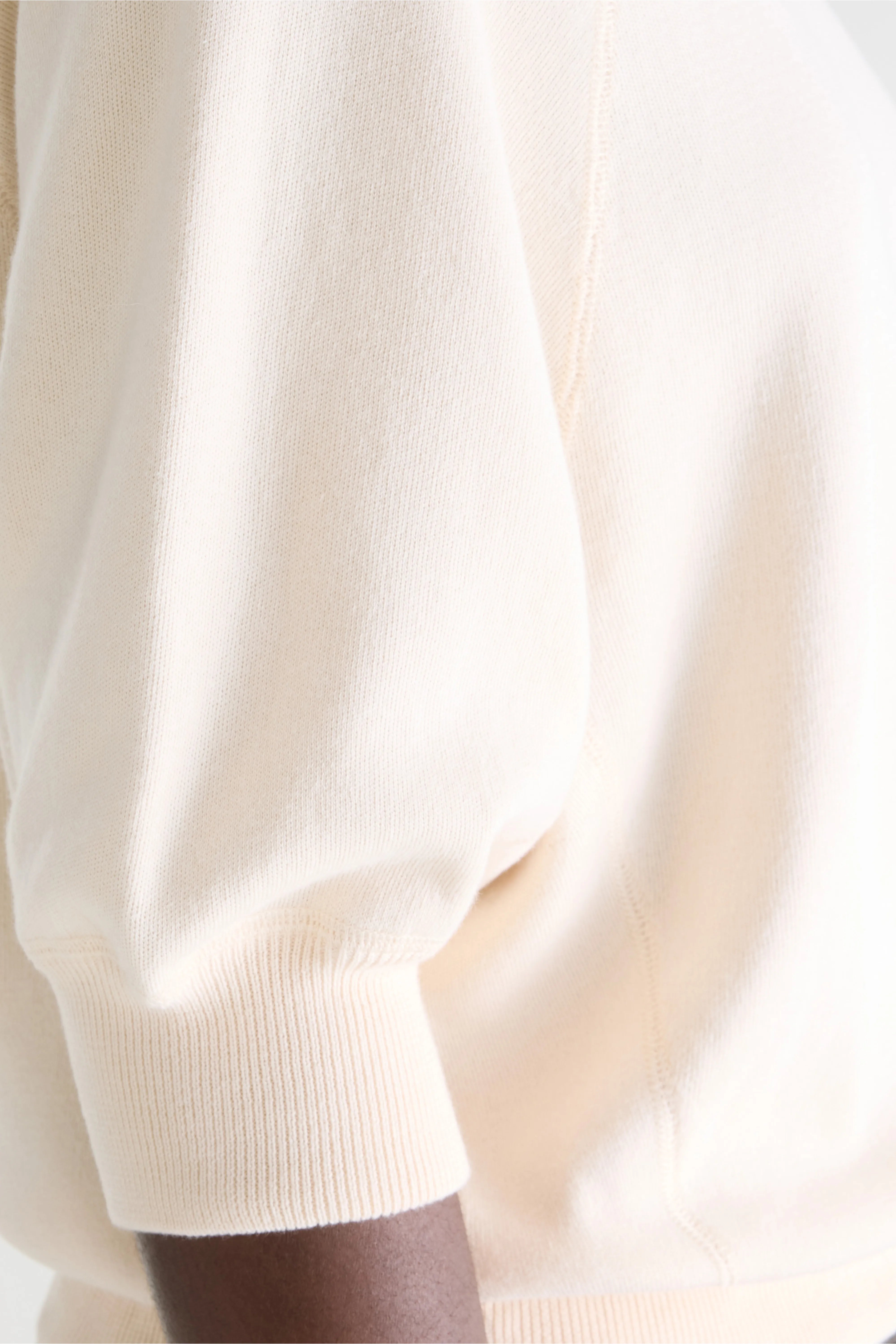 Anglet crewneck ecru sweater (242 / W / MILKY WAY)