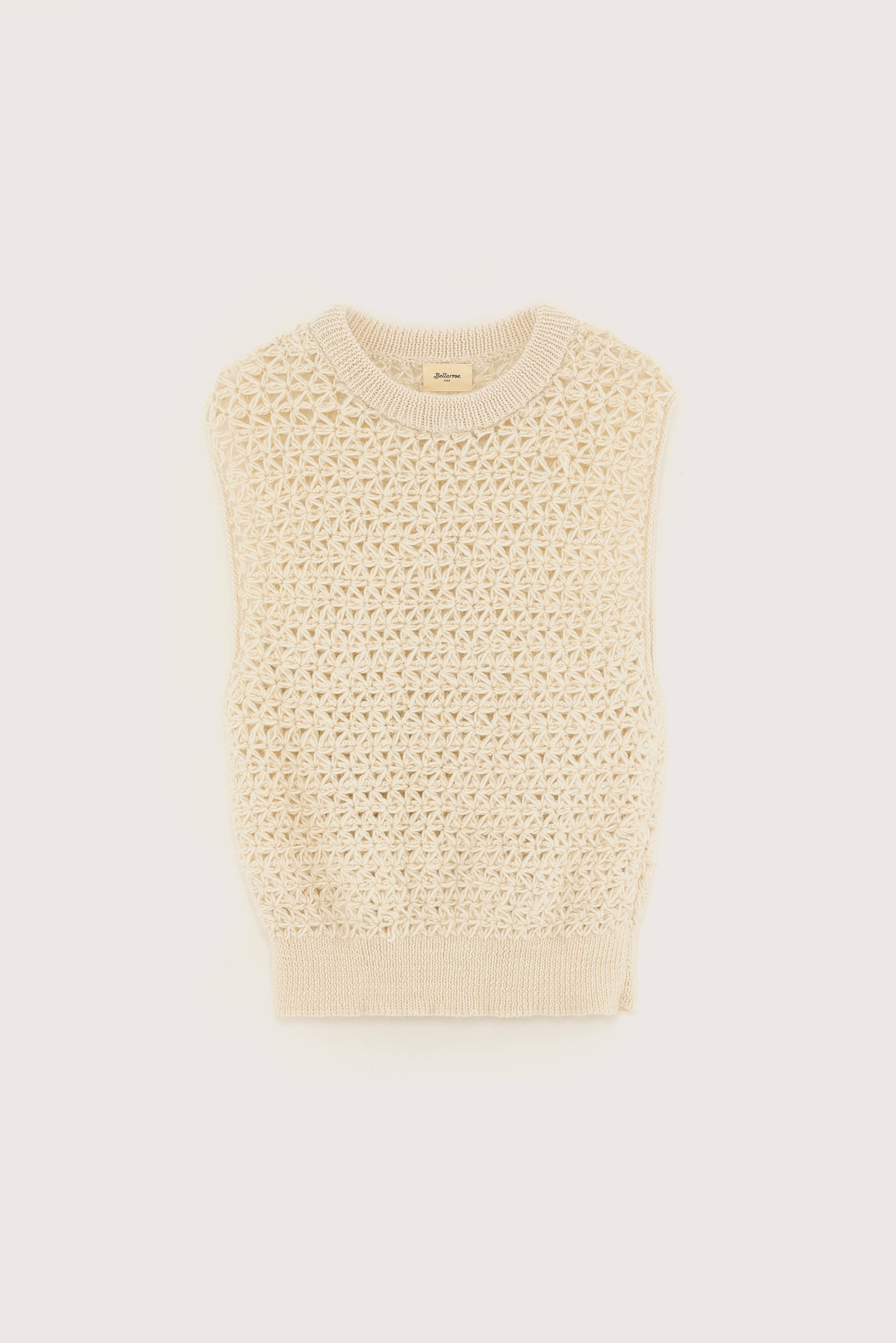 Moony crochet tank top (251 / W / TOFU)