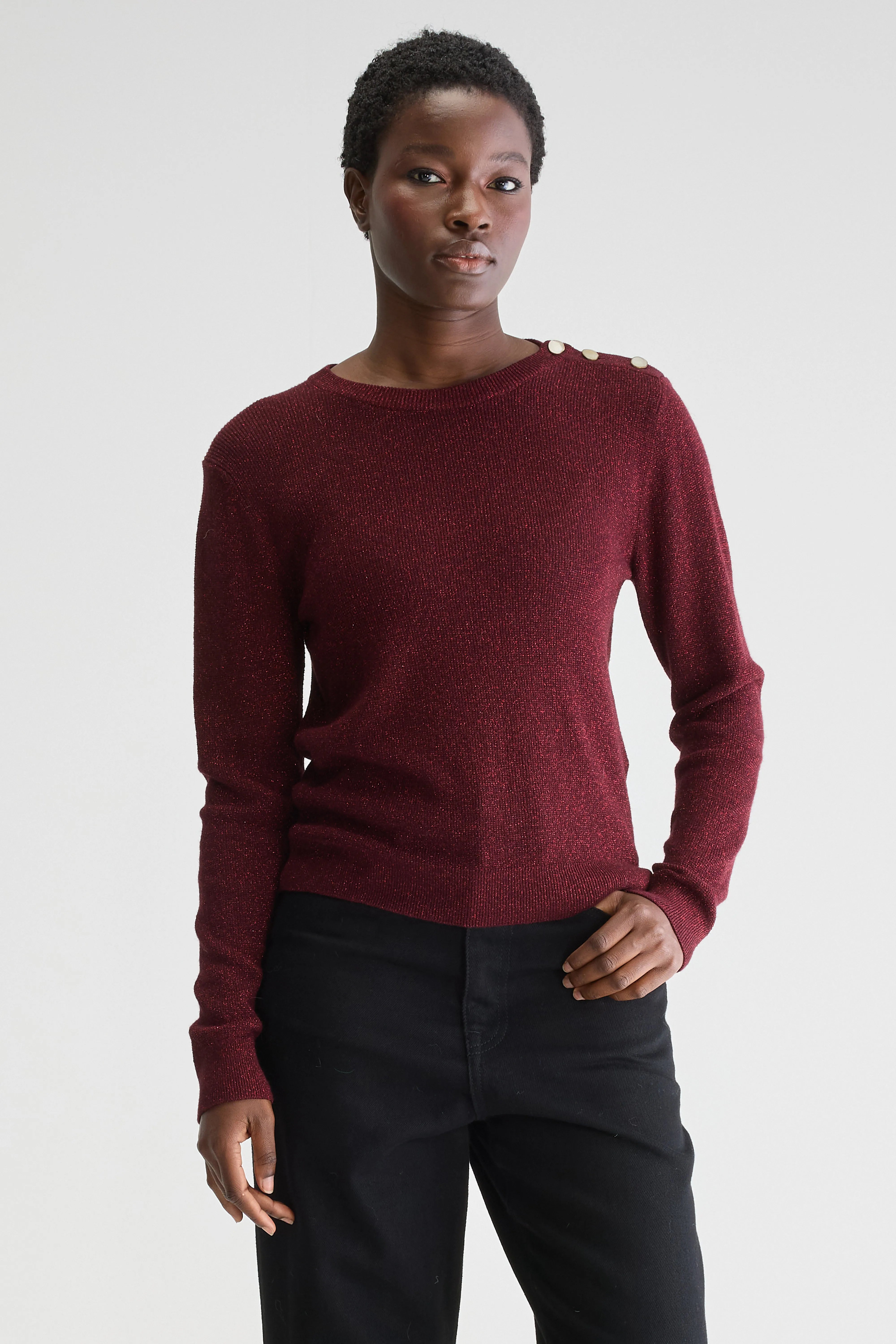 Aula Crewneck Sweater - Cuberdon For Women | Bellerose