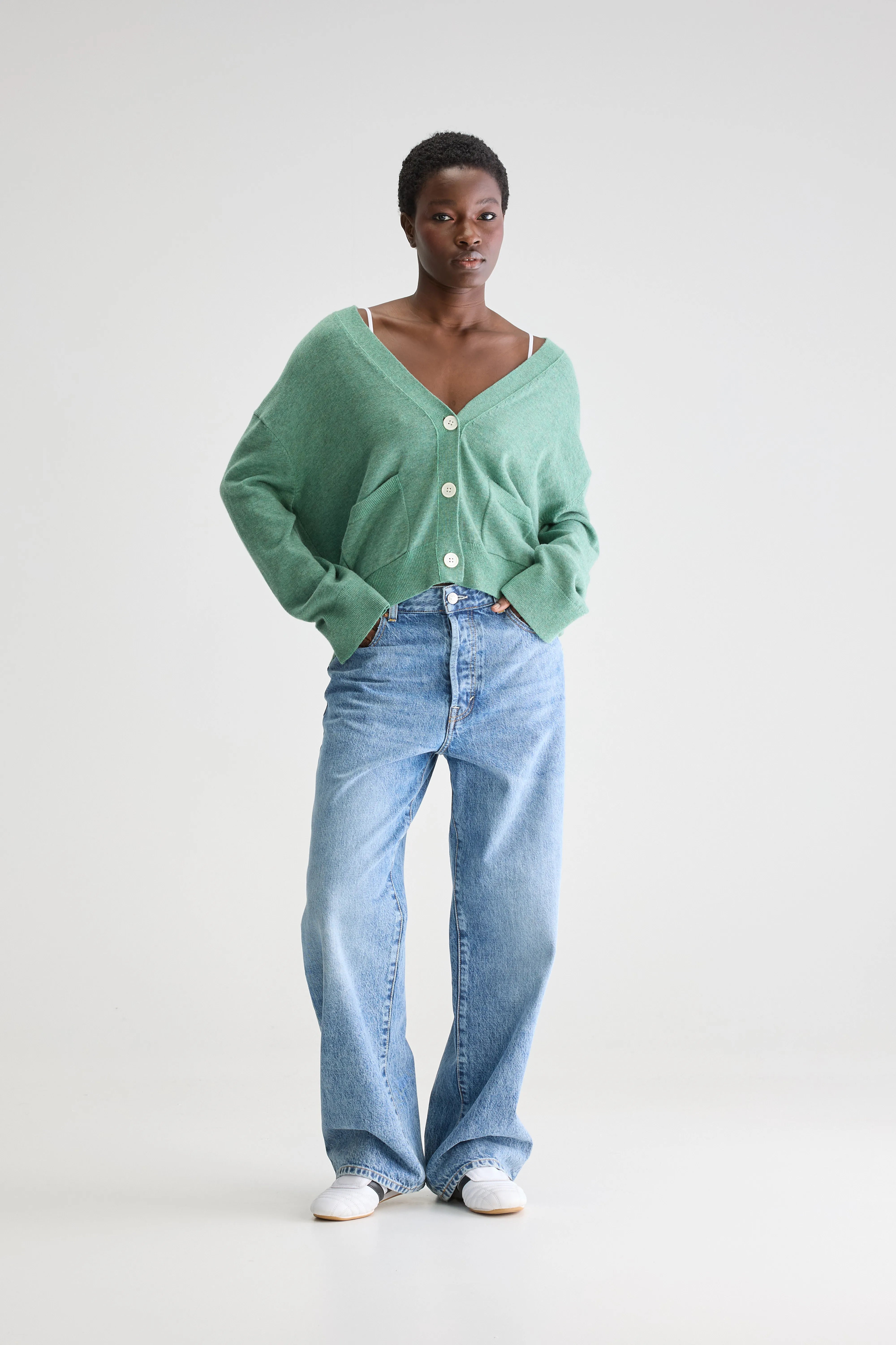 Gakkin Cardigan Met V-hals - Prairie Voor Dames | Bellerose