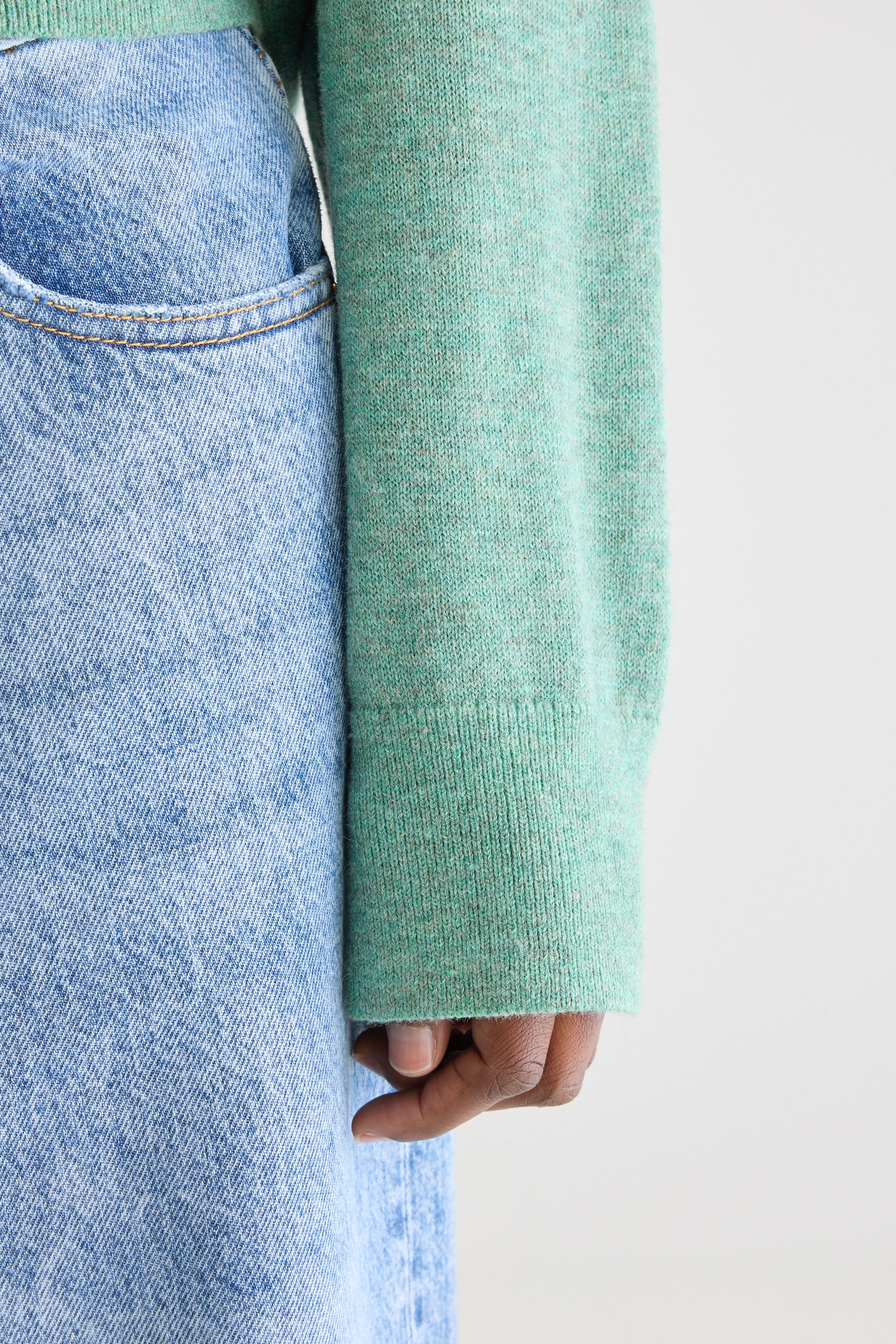 Gakkin cardigan met v-hals (251 / W / PRAIRIE)