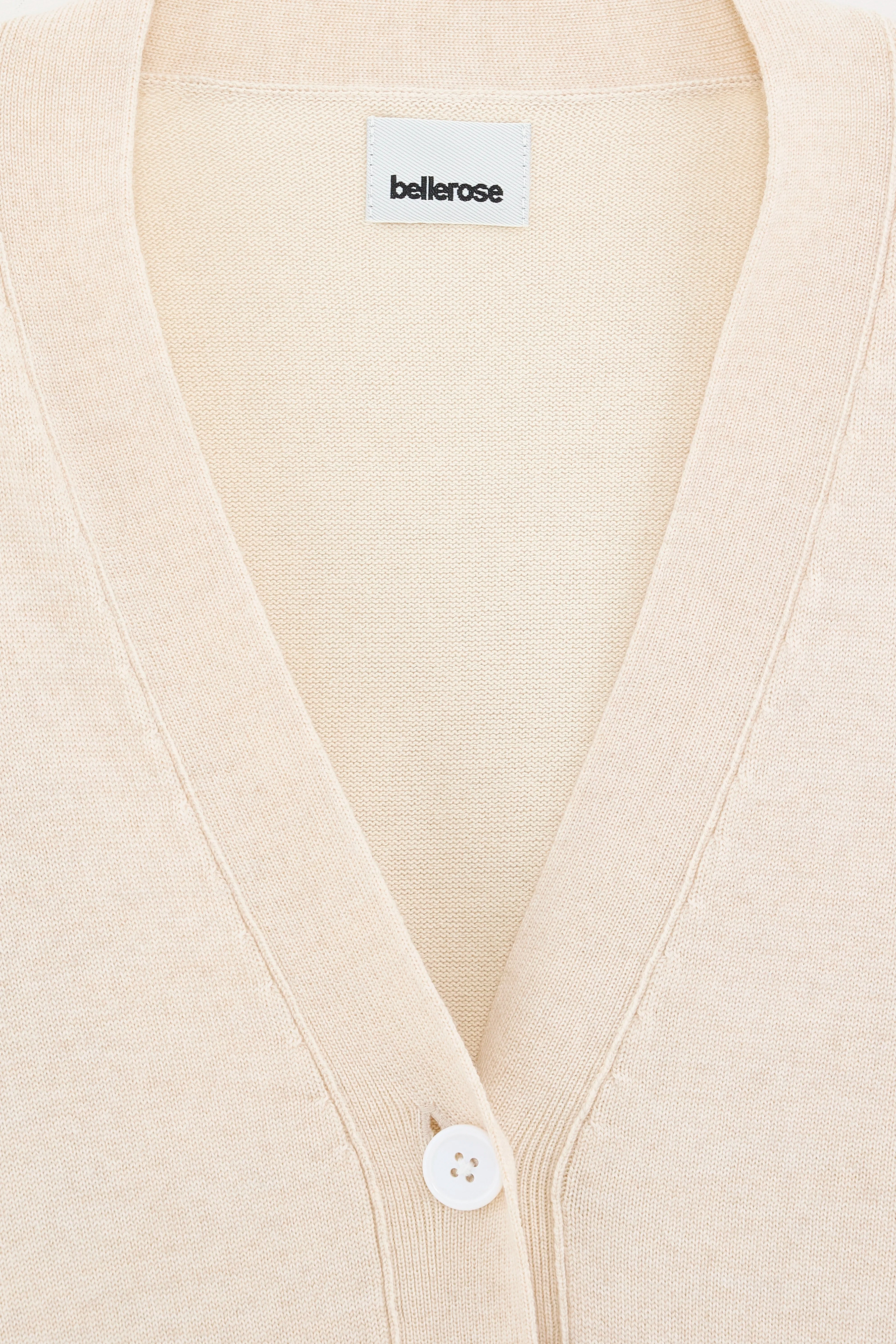 Gakkin v-neck cardigan (251 / W / OATMEAL)