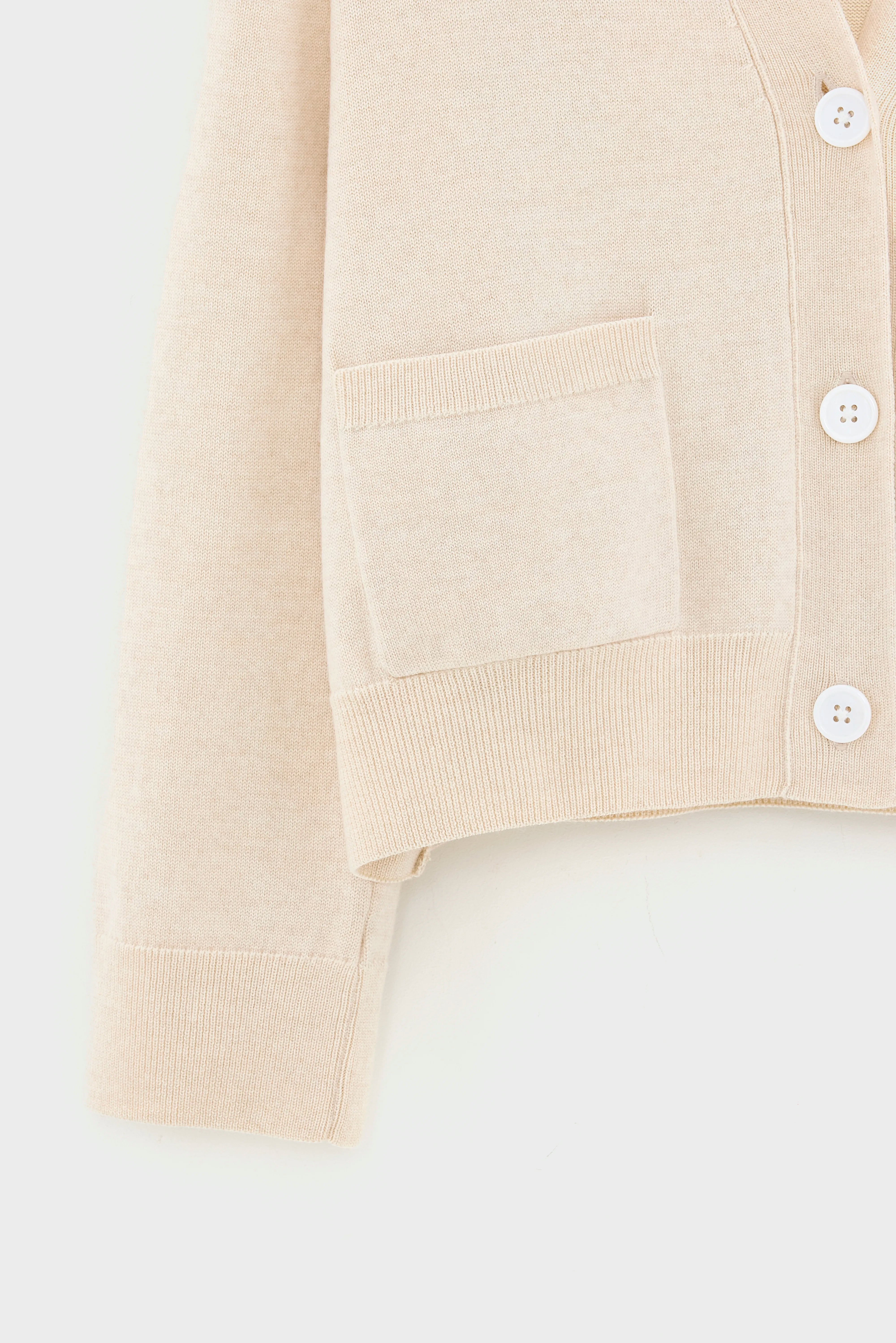 Gakkin v-neck cardigan (251 / W / OATMEAL)