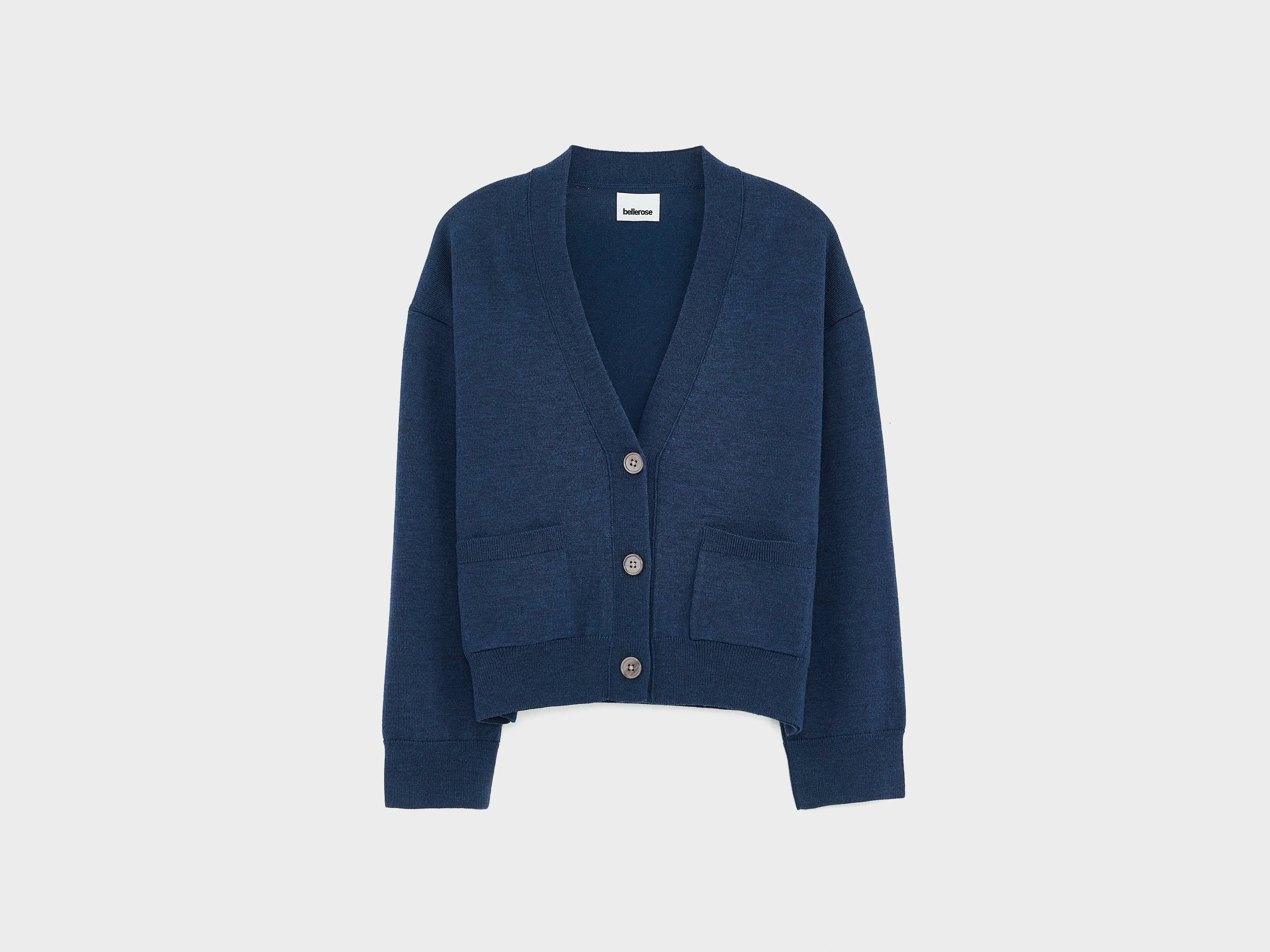 Cardigan col V Gakkin (251 / W / CAPTAIN)