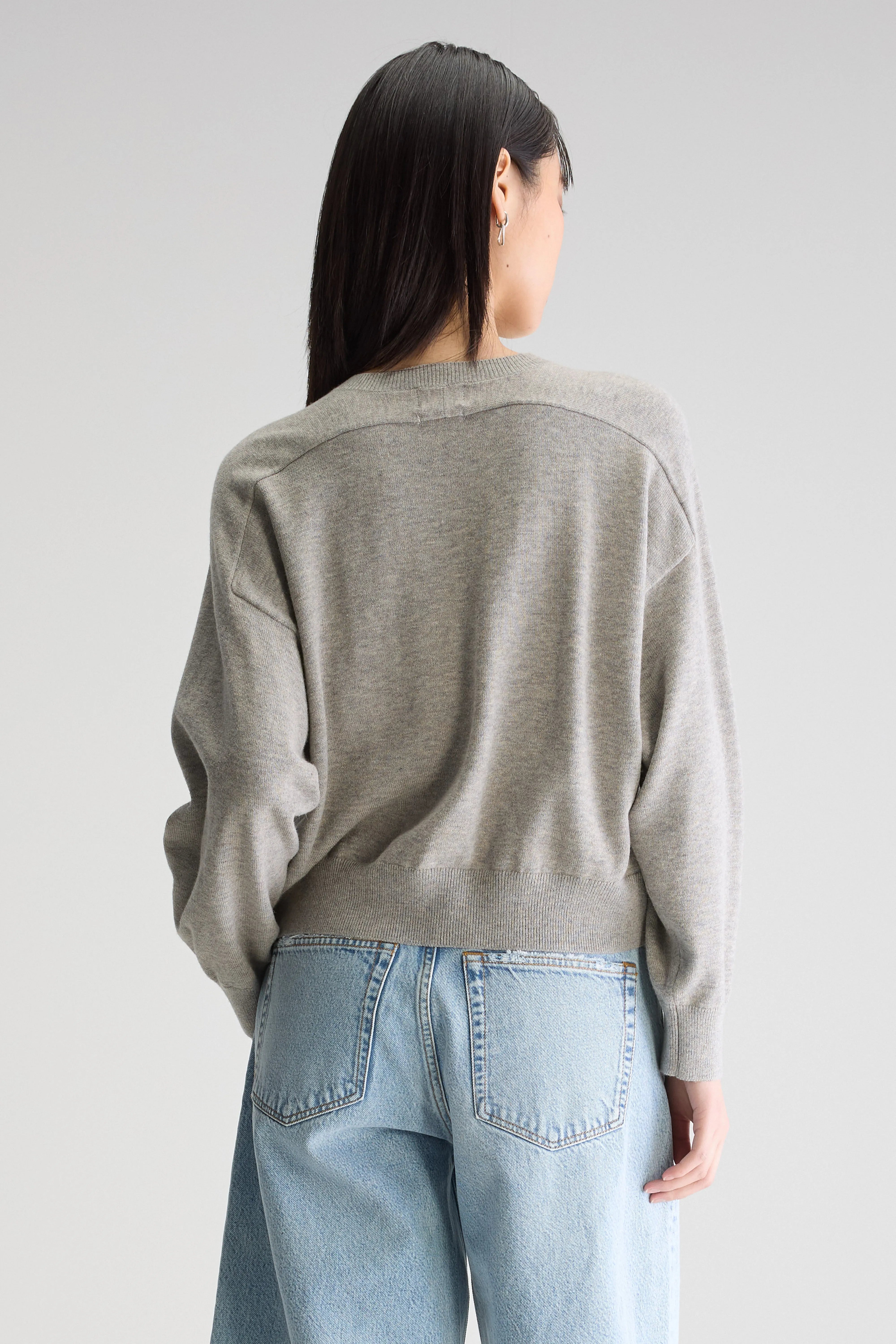 Gakor V-neck Sweater - H. grey For Women | Bellerose