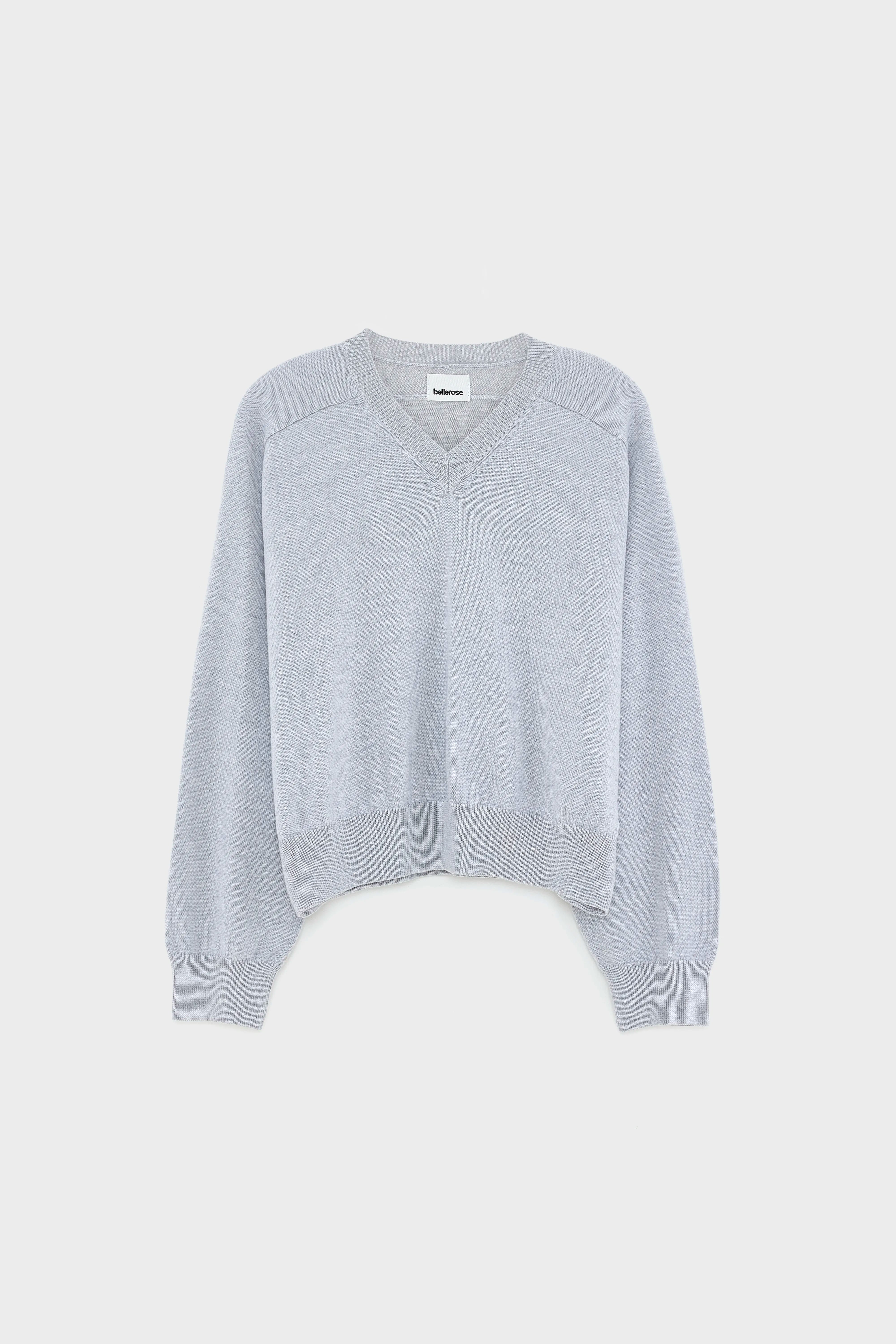 Gakor v-neck sweater (251 / W / H. GREY)