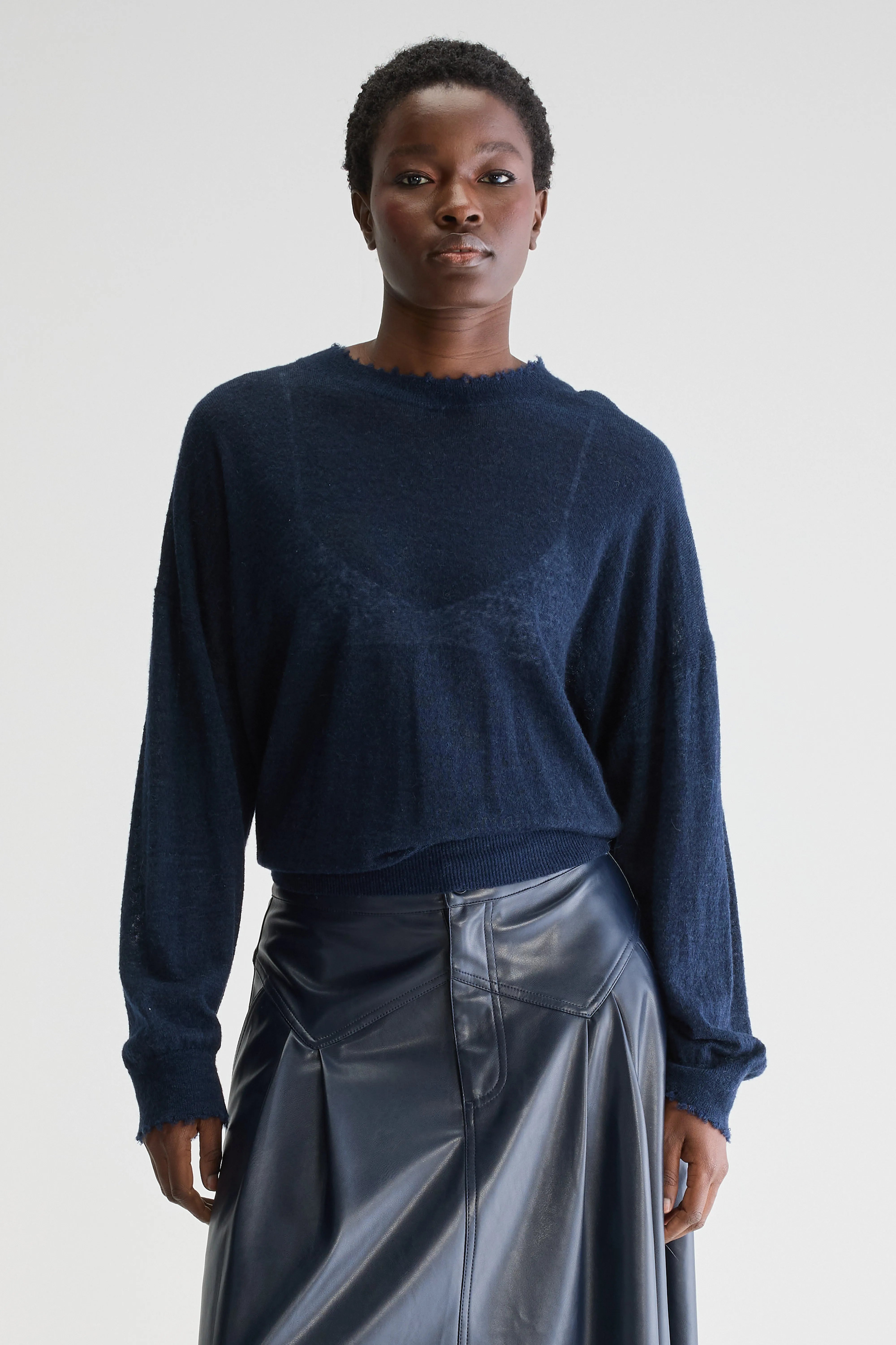 Rybala Crewneck Sweater - Captain For Women | Bellerose