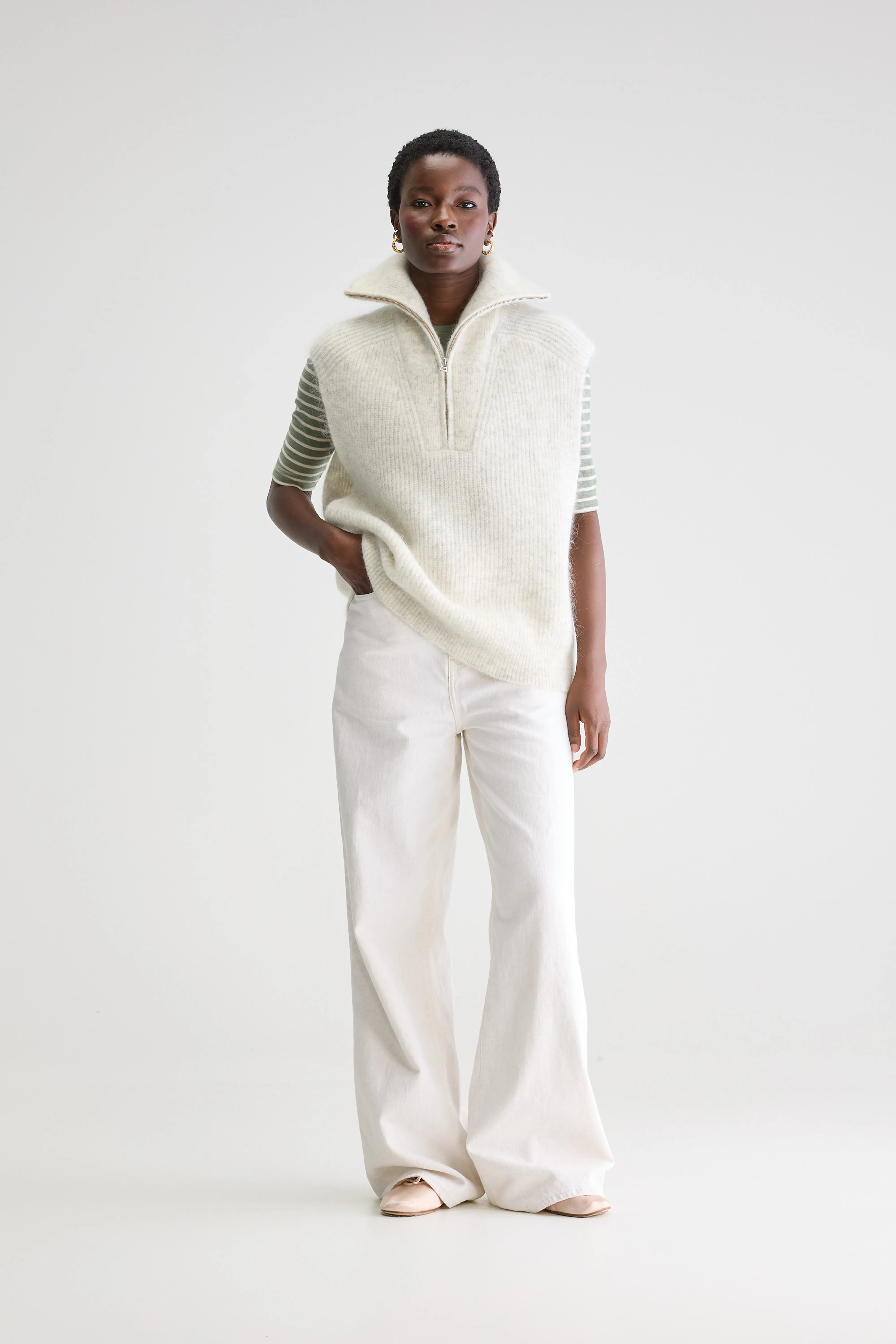 Auran knitted tank top (251 / W / COMBO C)