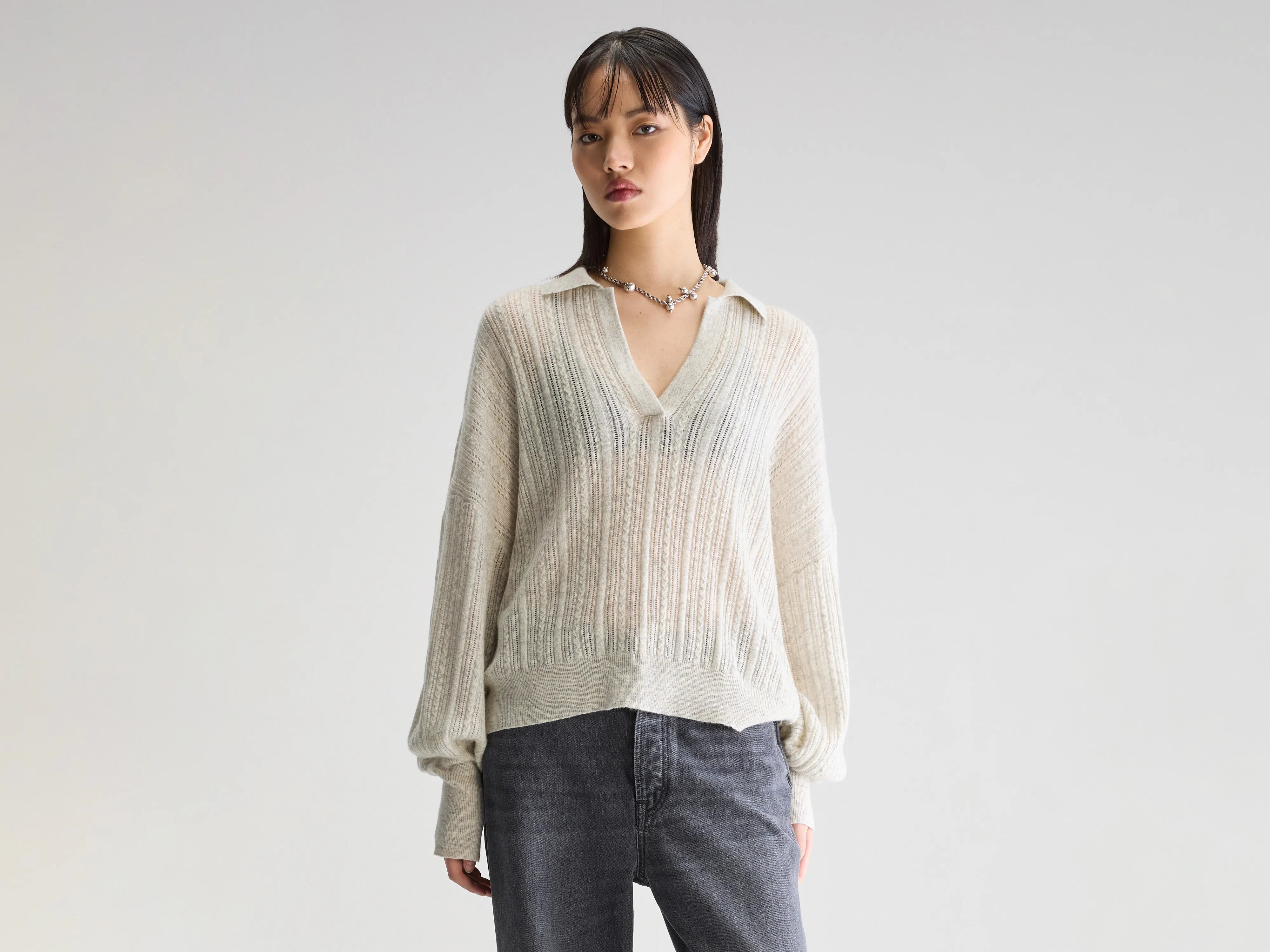 Pull col polo Aummi (251 / W / OYSTER)