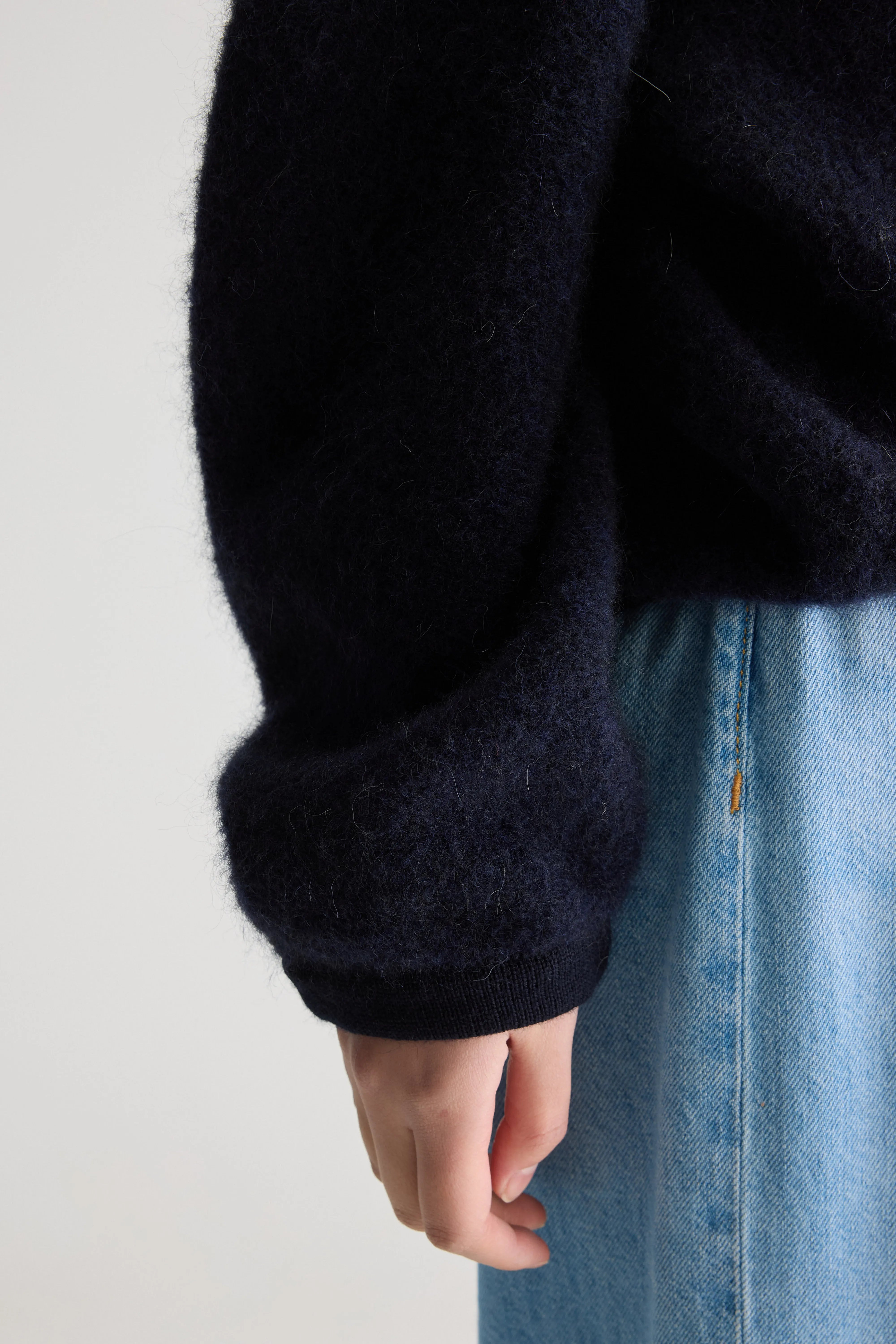 Asedi cardigan met rits (252 / W / NAVY)