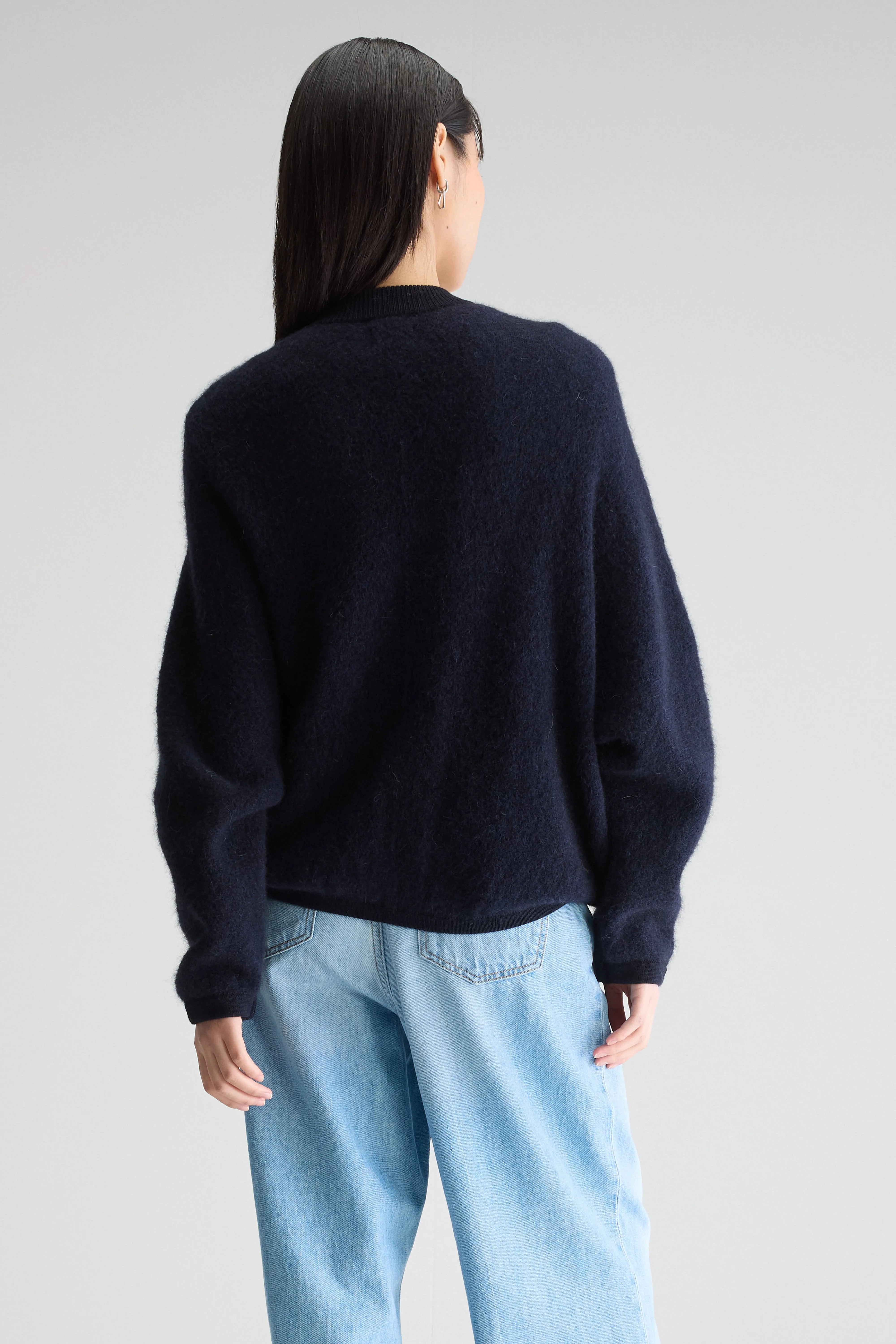 Asedi cardigan met rits (252 / W / NAVY)