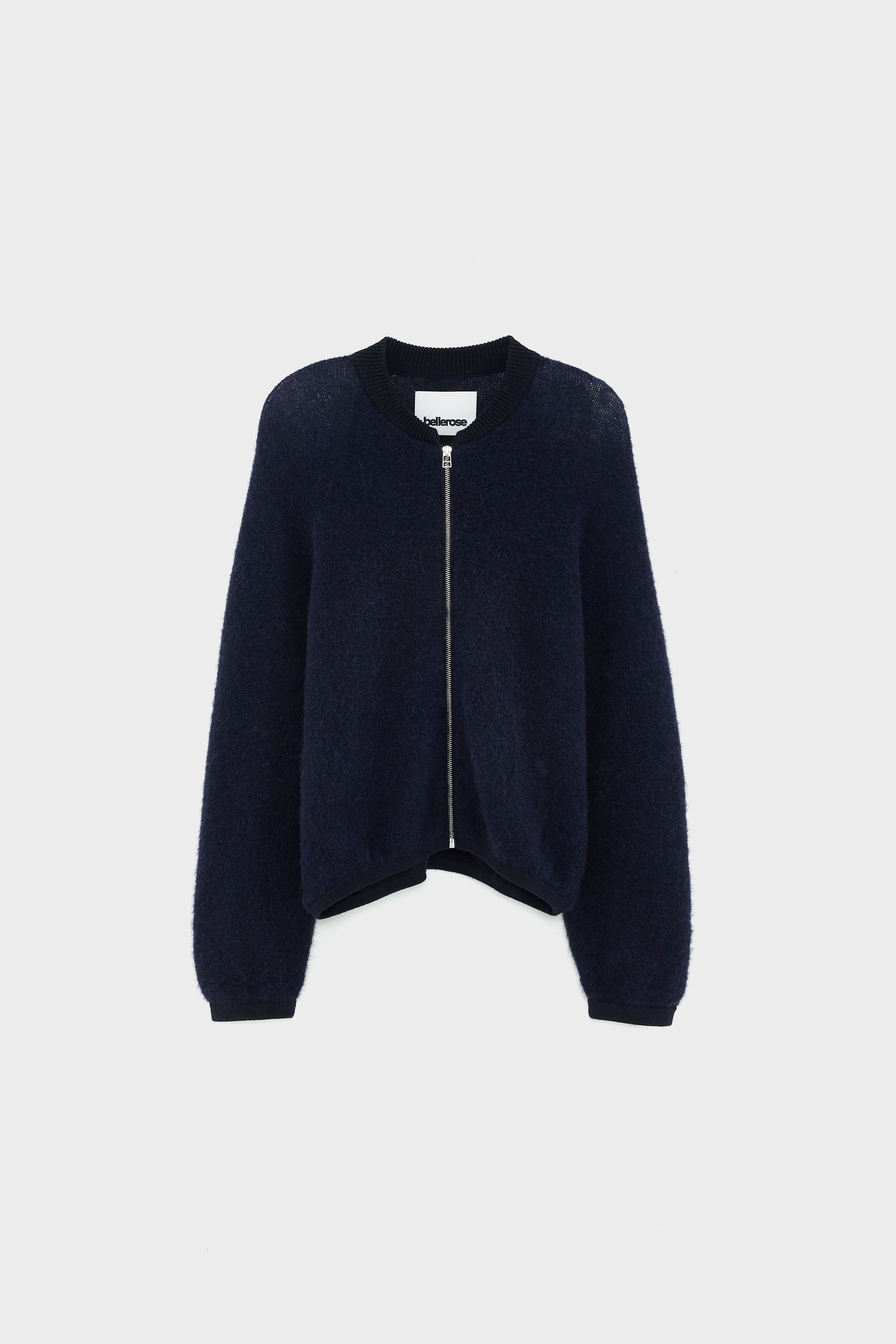 Asedi cardigan met rits (252 / W / NAVY)