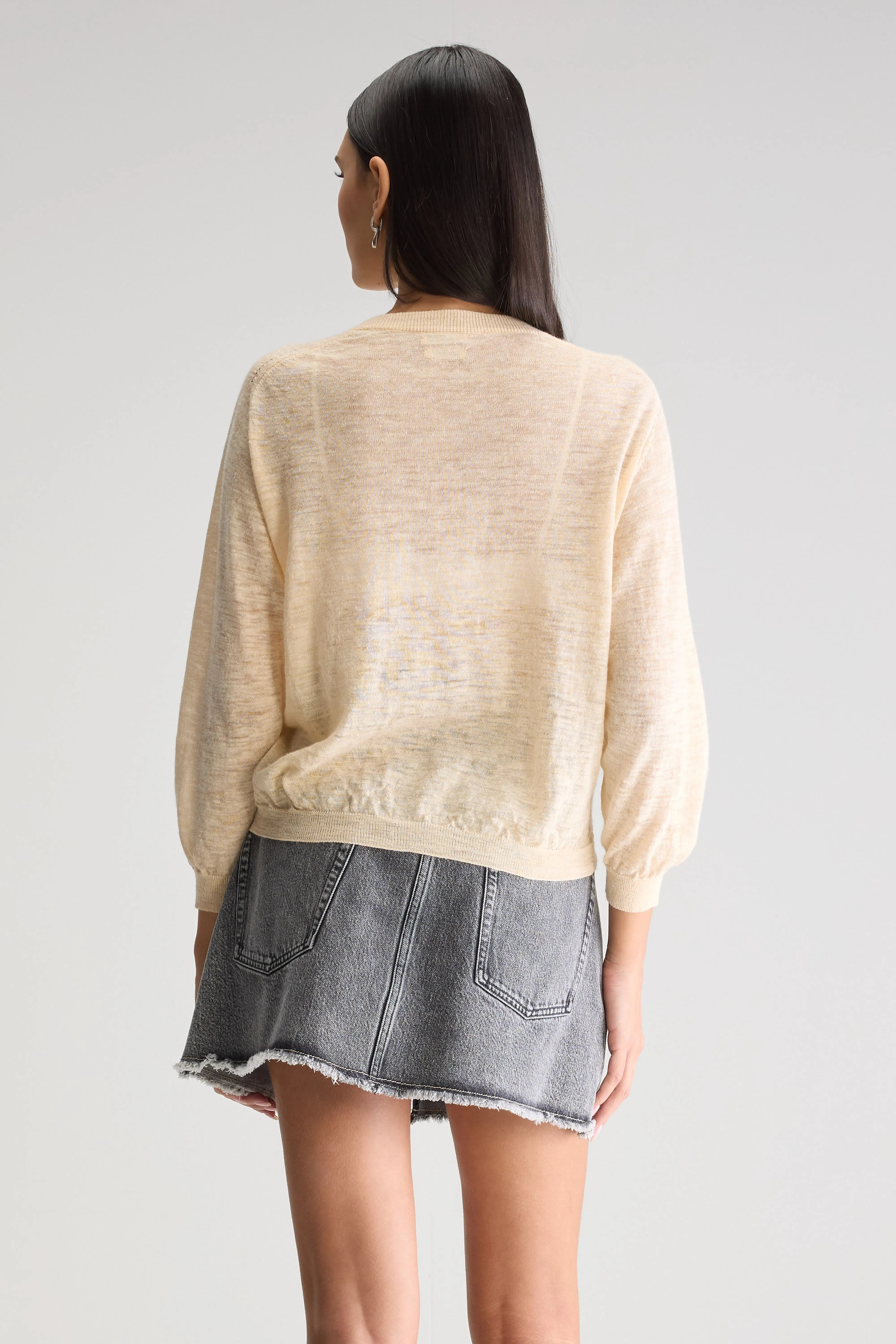 Cardigan Classique Neeta - Ivory Pour Femme | Bellerose