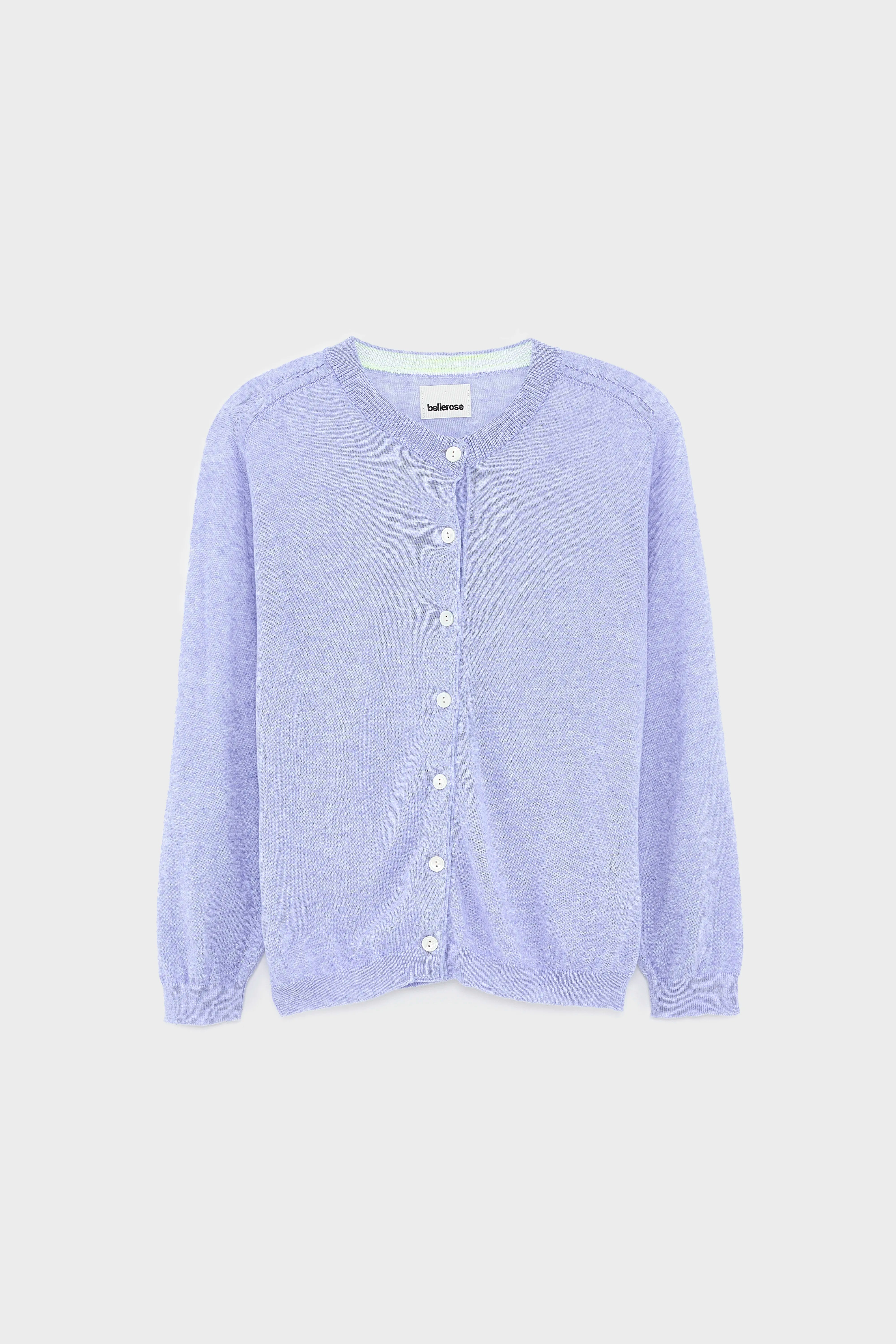 Neeta Classic Cardigan - Lavender For Women | Bellerose
