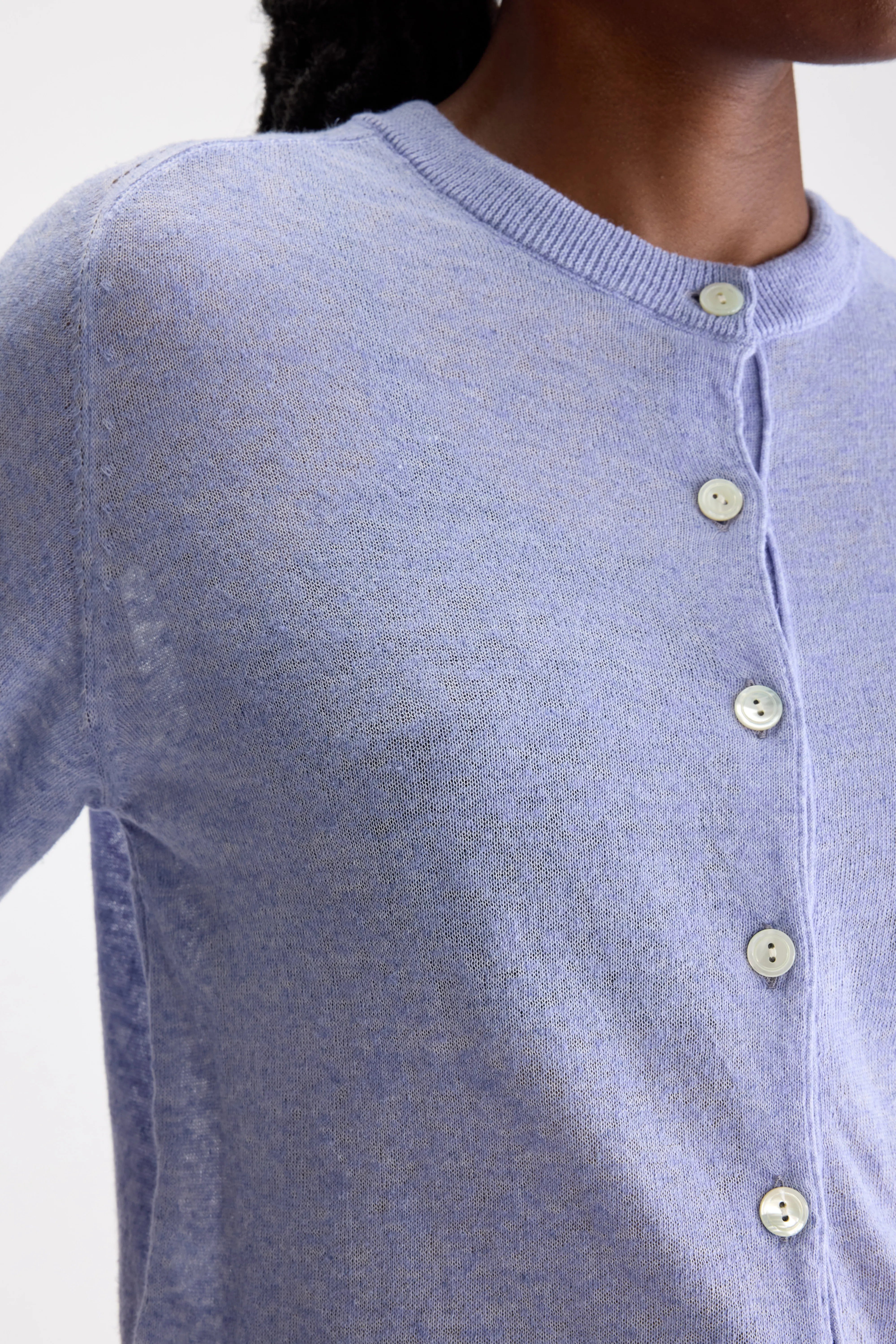 Neeta classic cardigan (251 / W / LAVENDER)