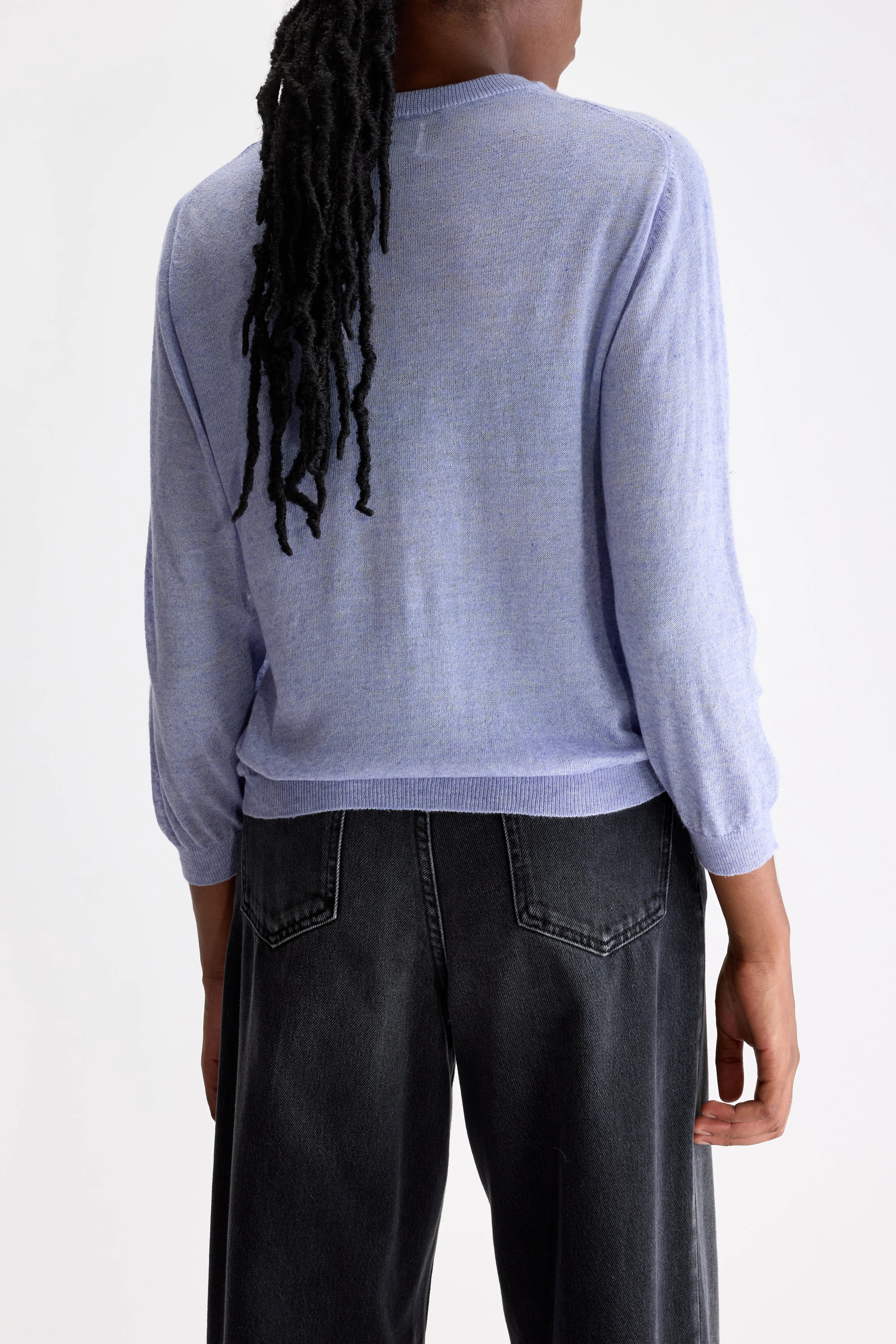 Neeta Classic Cardigan - Lavender For Women | Bellerose