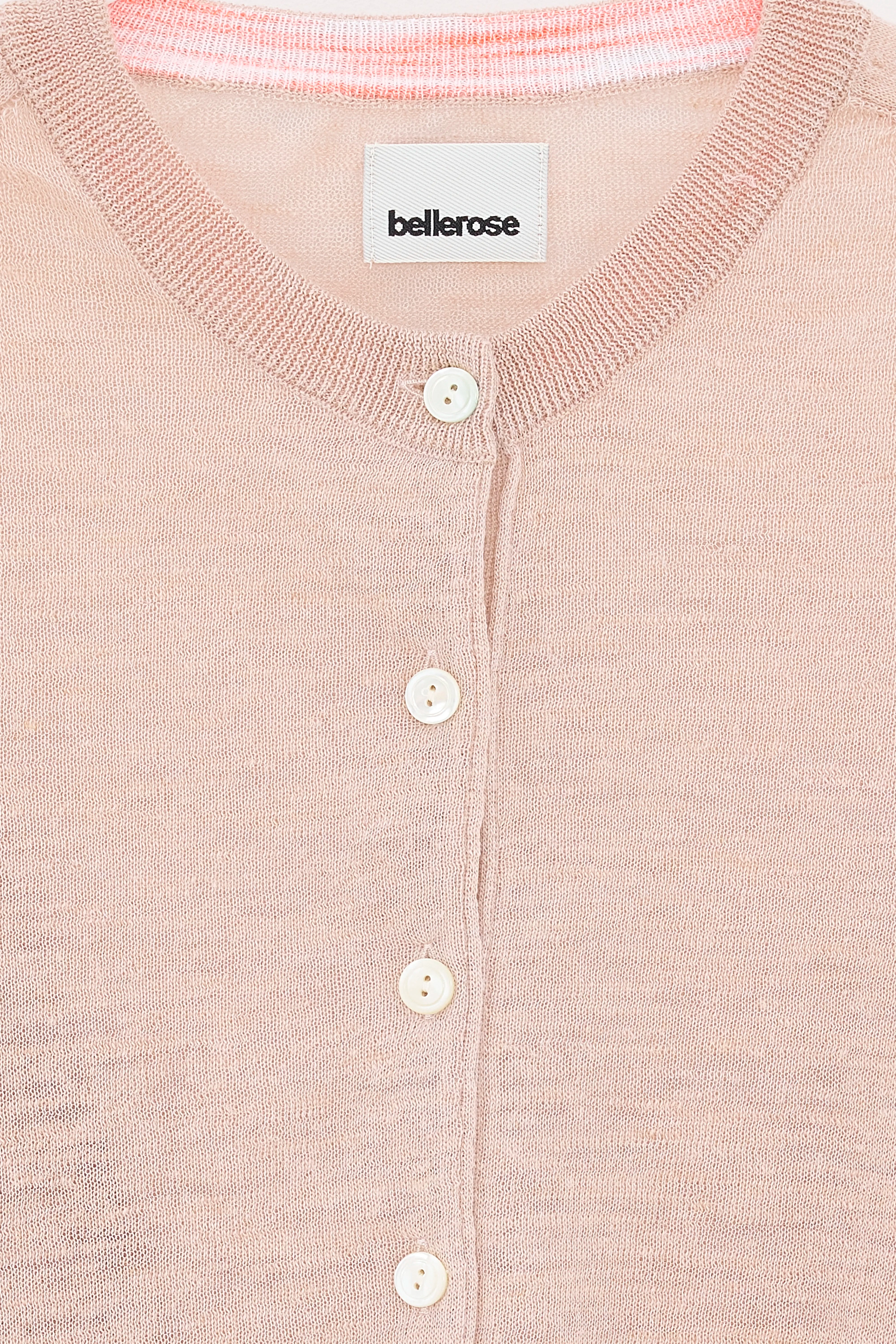 Neeta Classic Cardigan - Rose For Women | Bellerose