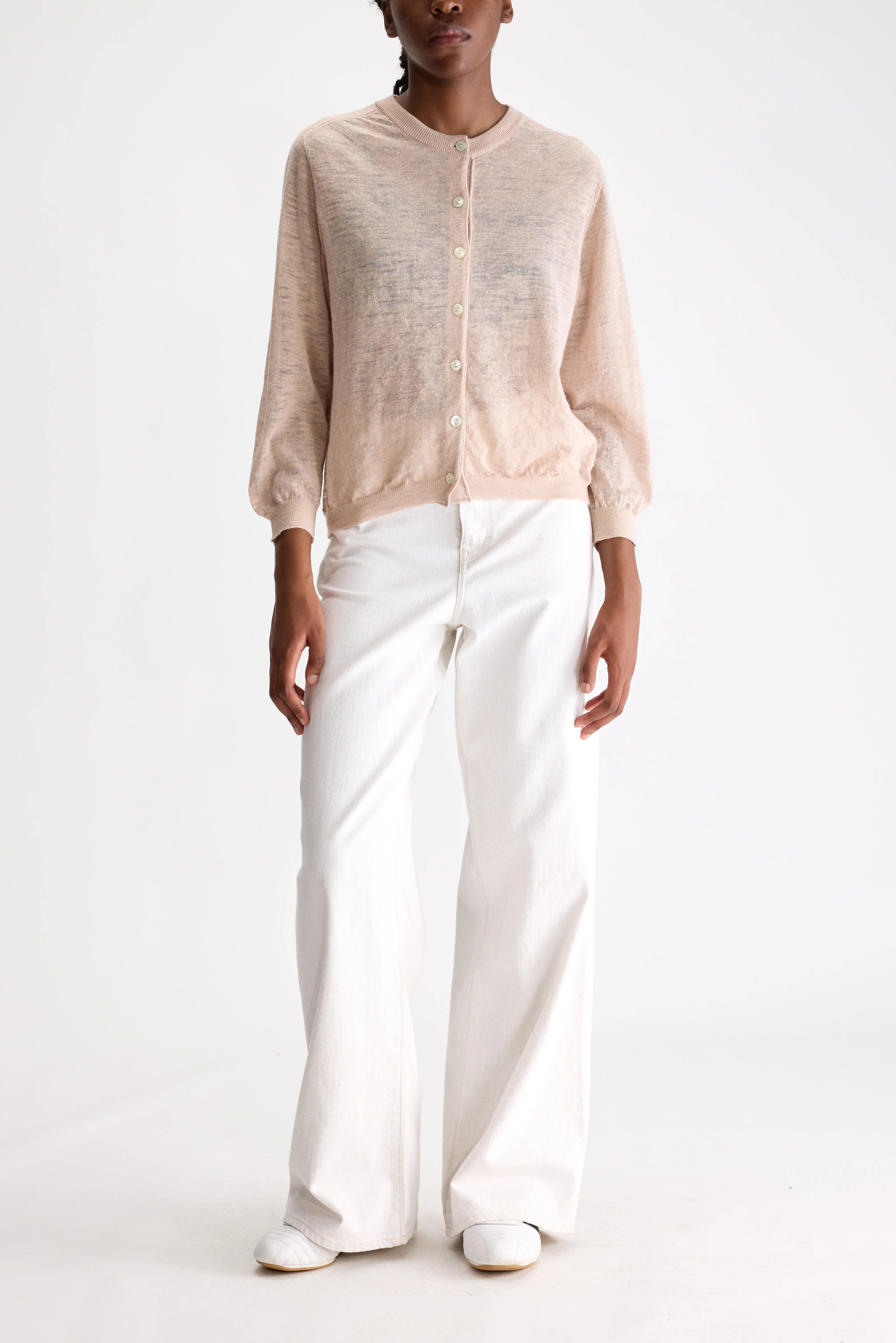 Neeta Classic Cardigan - Rose For Women | Bellerose