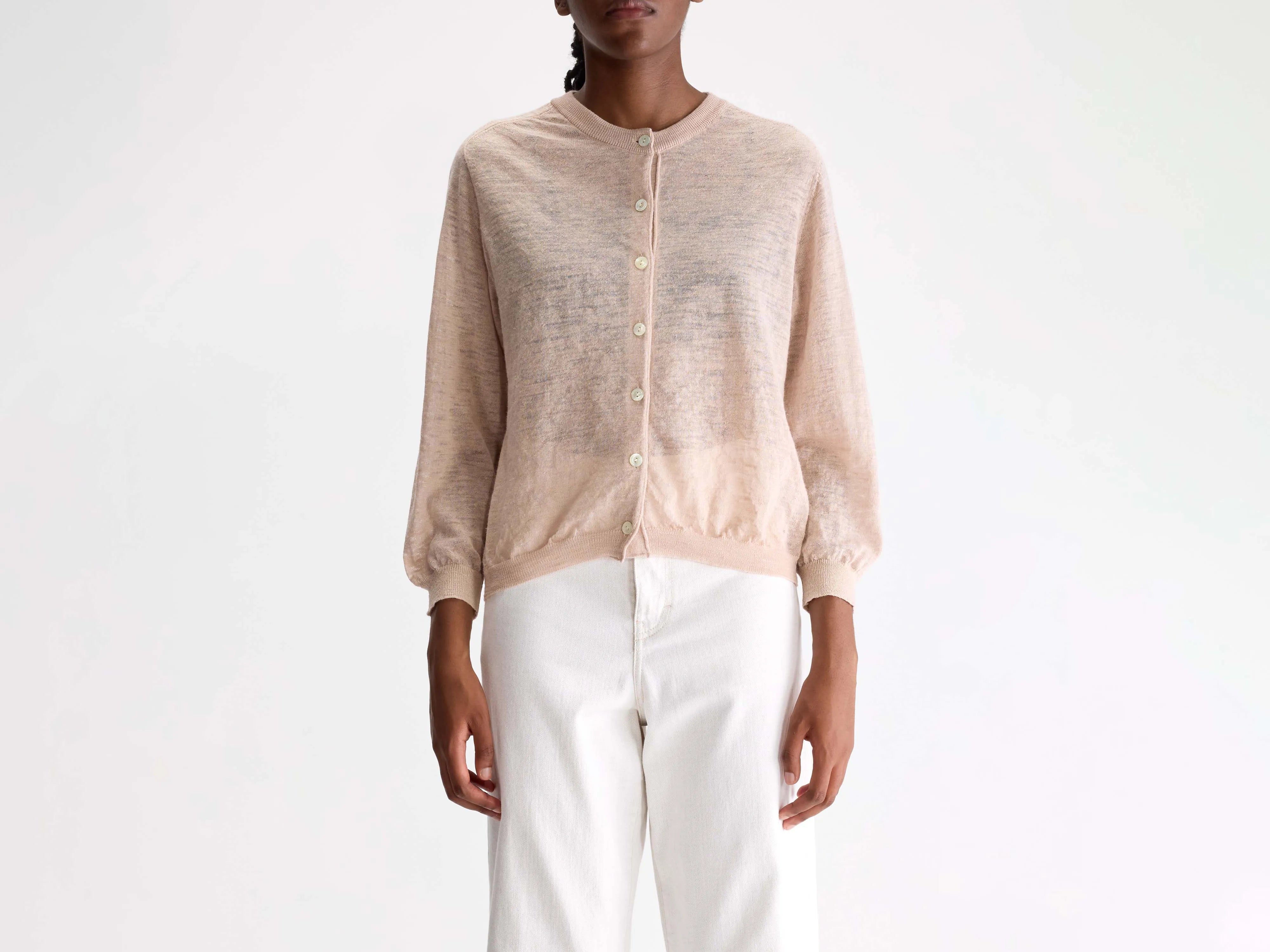 Neeta classic cardigan (251 / W / ROSE)
