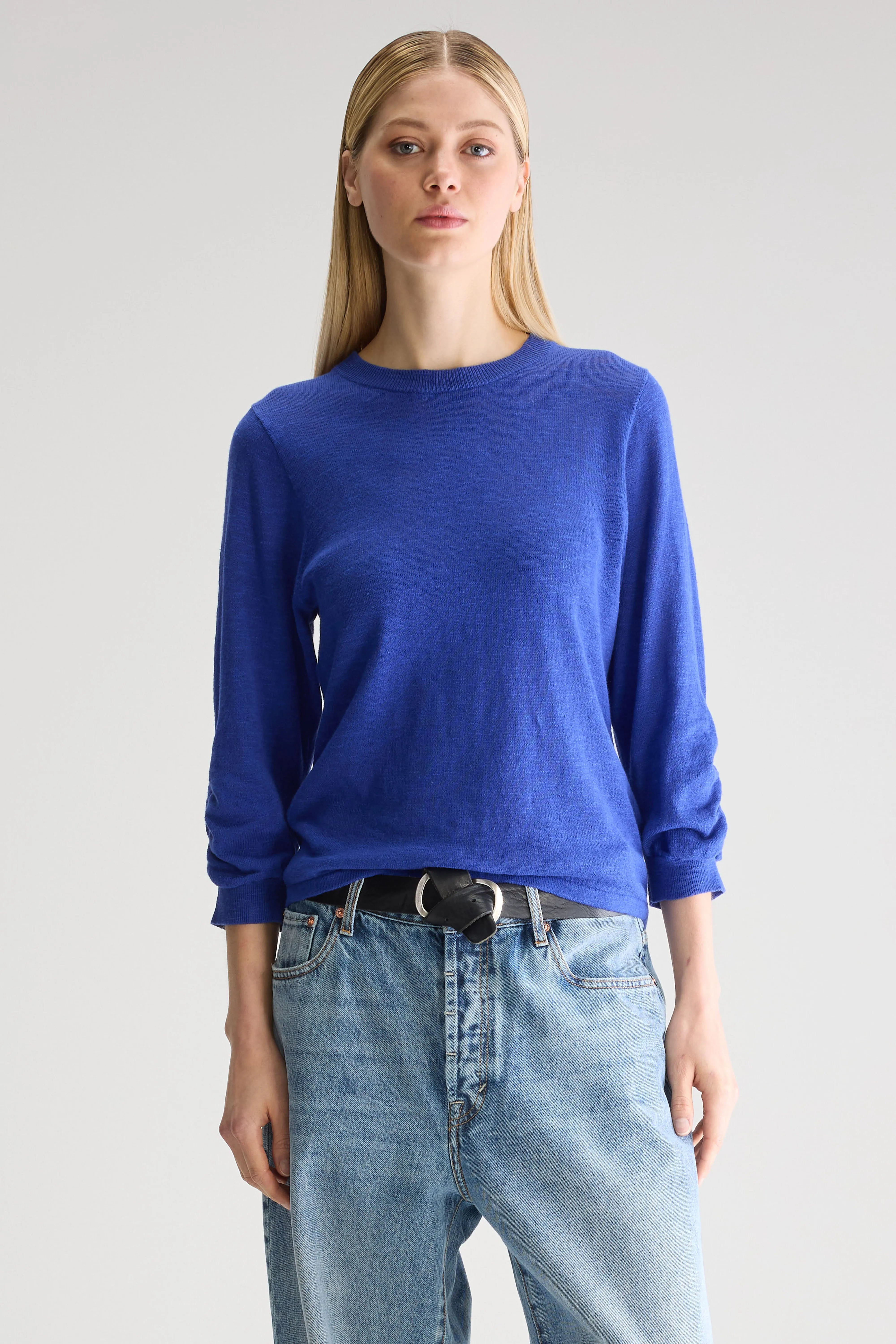 Pull Col Rond Atta - Blueworker Pour Femme | Bellerose