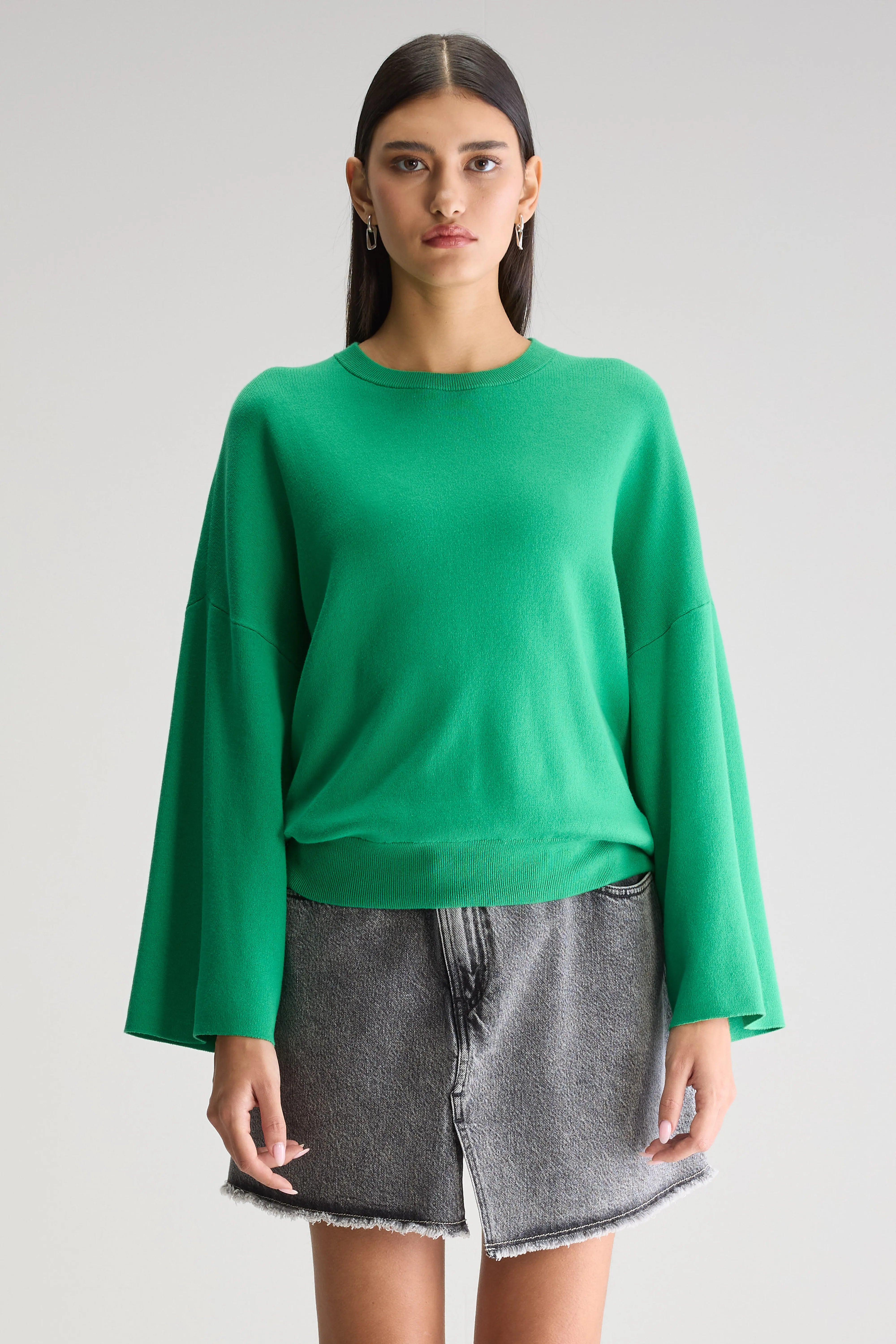 Anga Round-neck Sweater - Mojito For Women | Bellerose