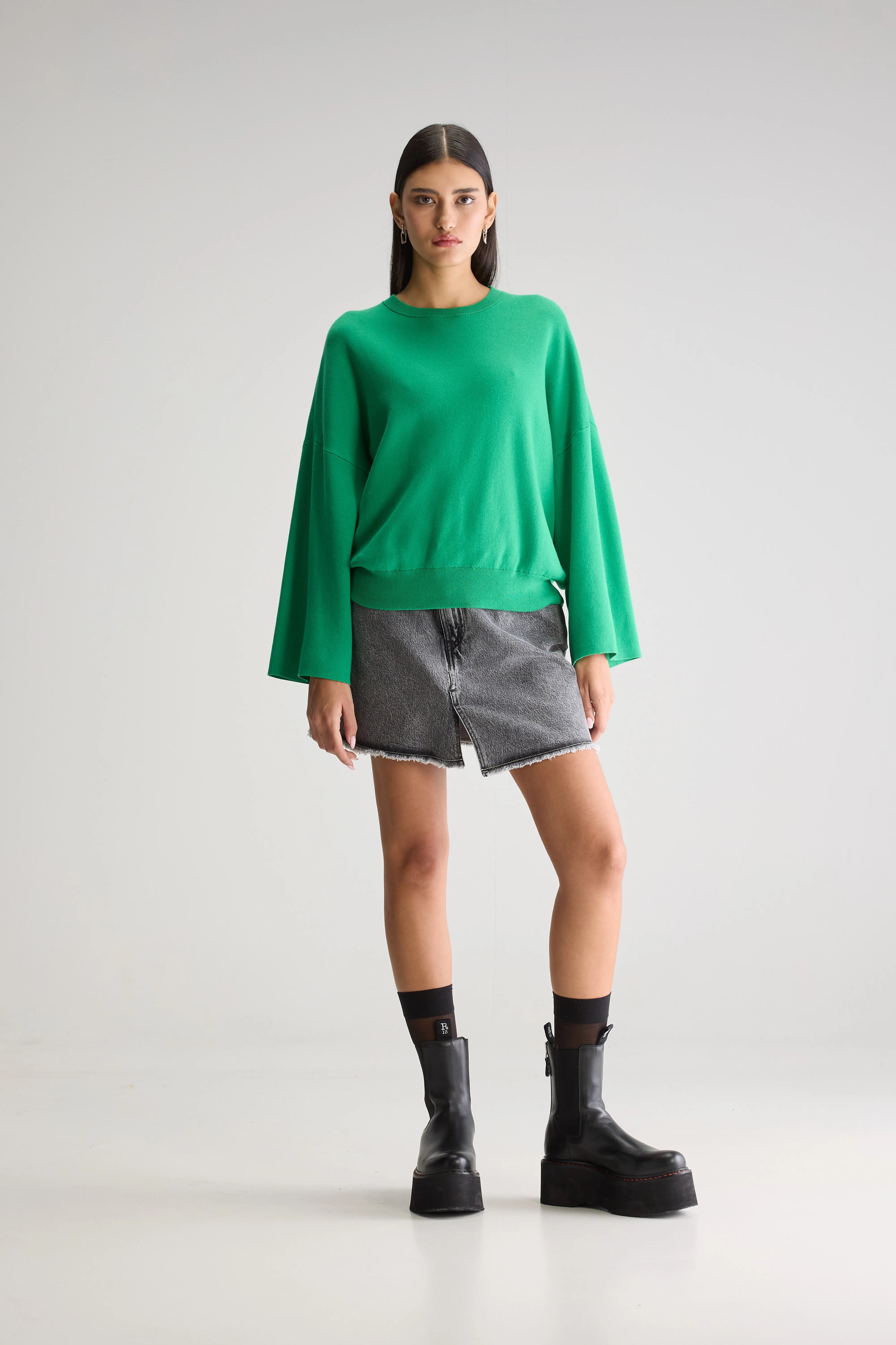 Anga Round-neck Sweater - Mojito For Women | Bellerose