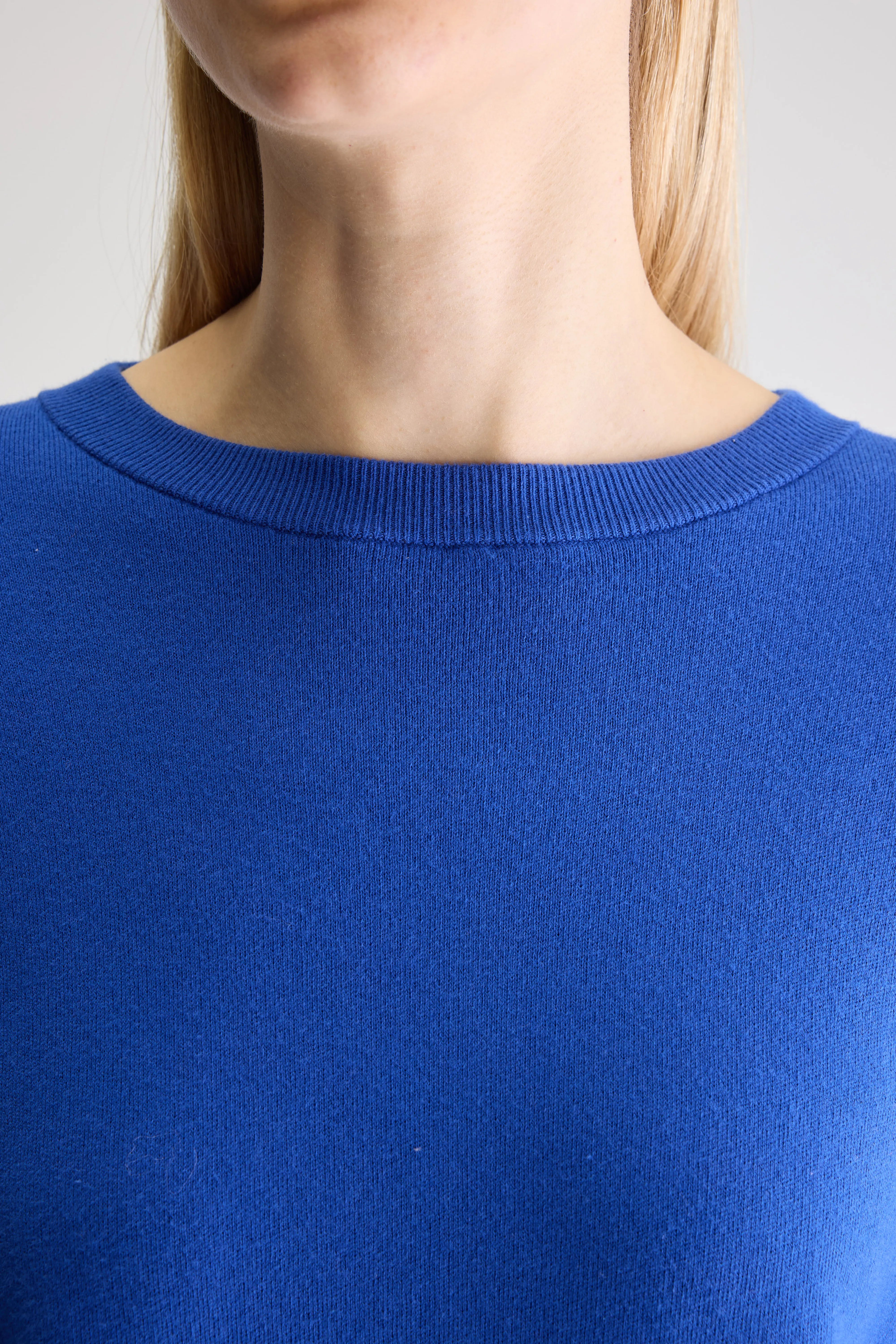 Anga round-neck sweater (251 / W / LAZULI)