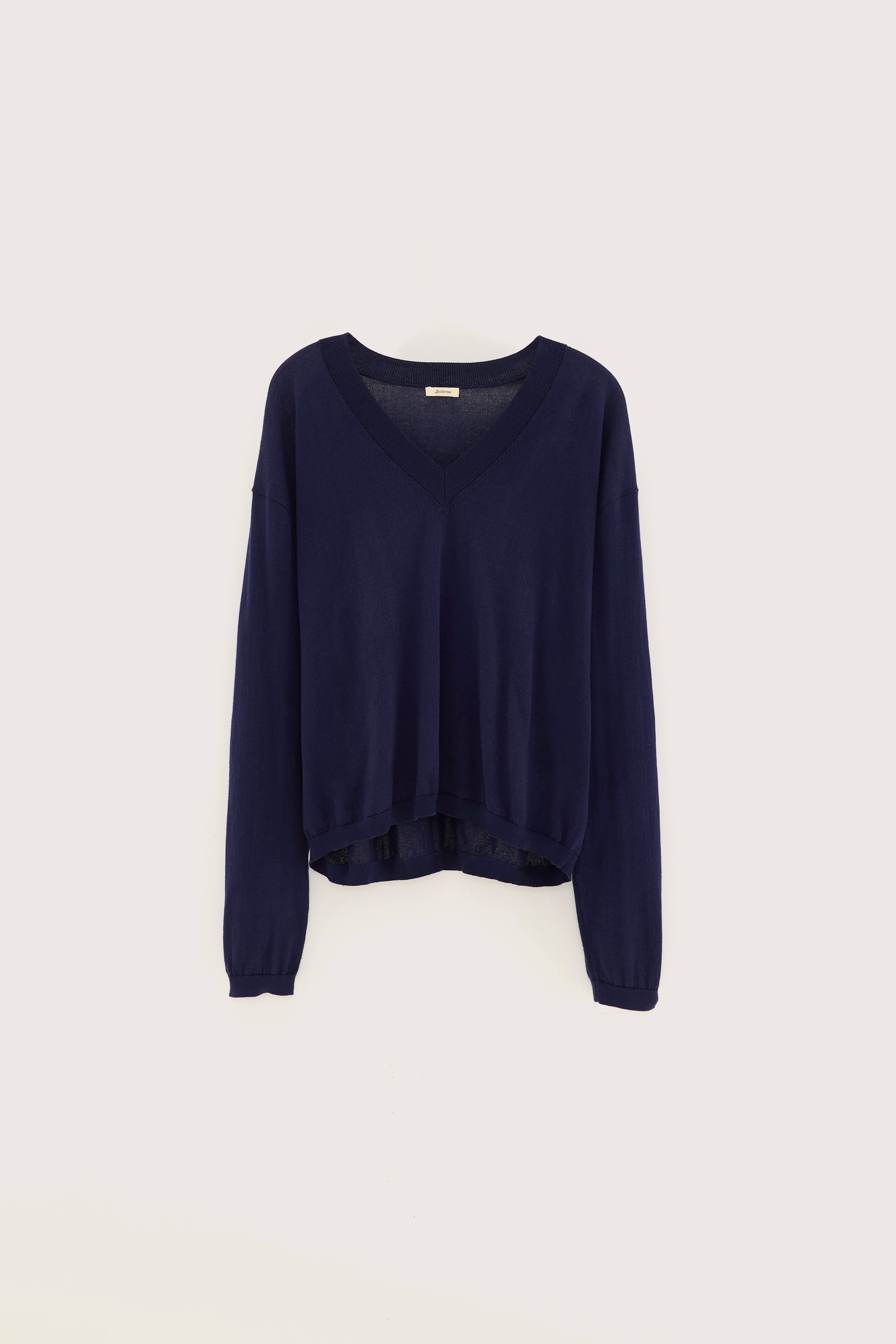 Pull col V Alima (251 / W / INK)