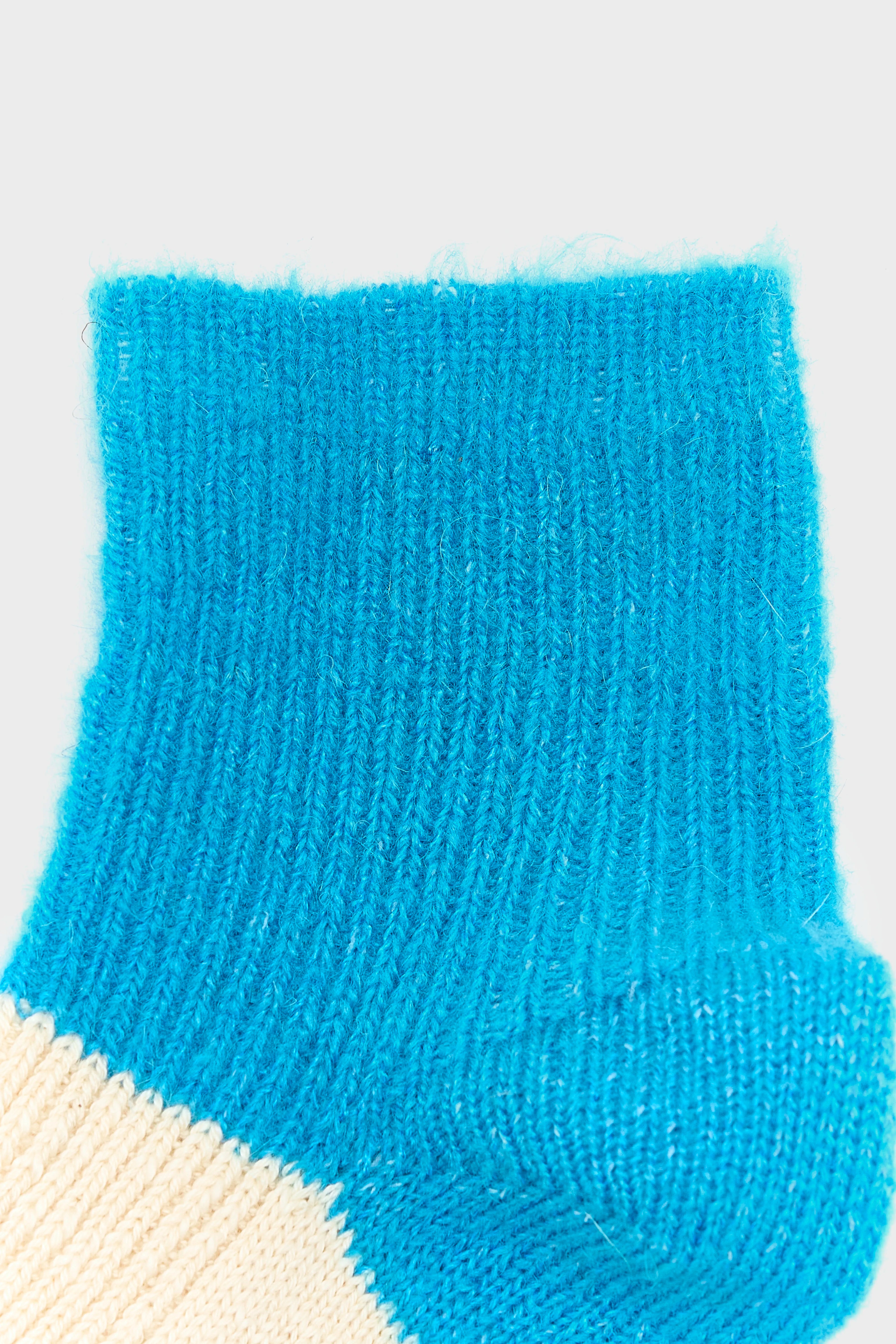 Chaussettes Courtes Binno - Natural / Turquoise Pour Femme | Bellerose