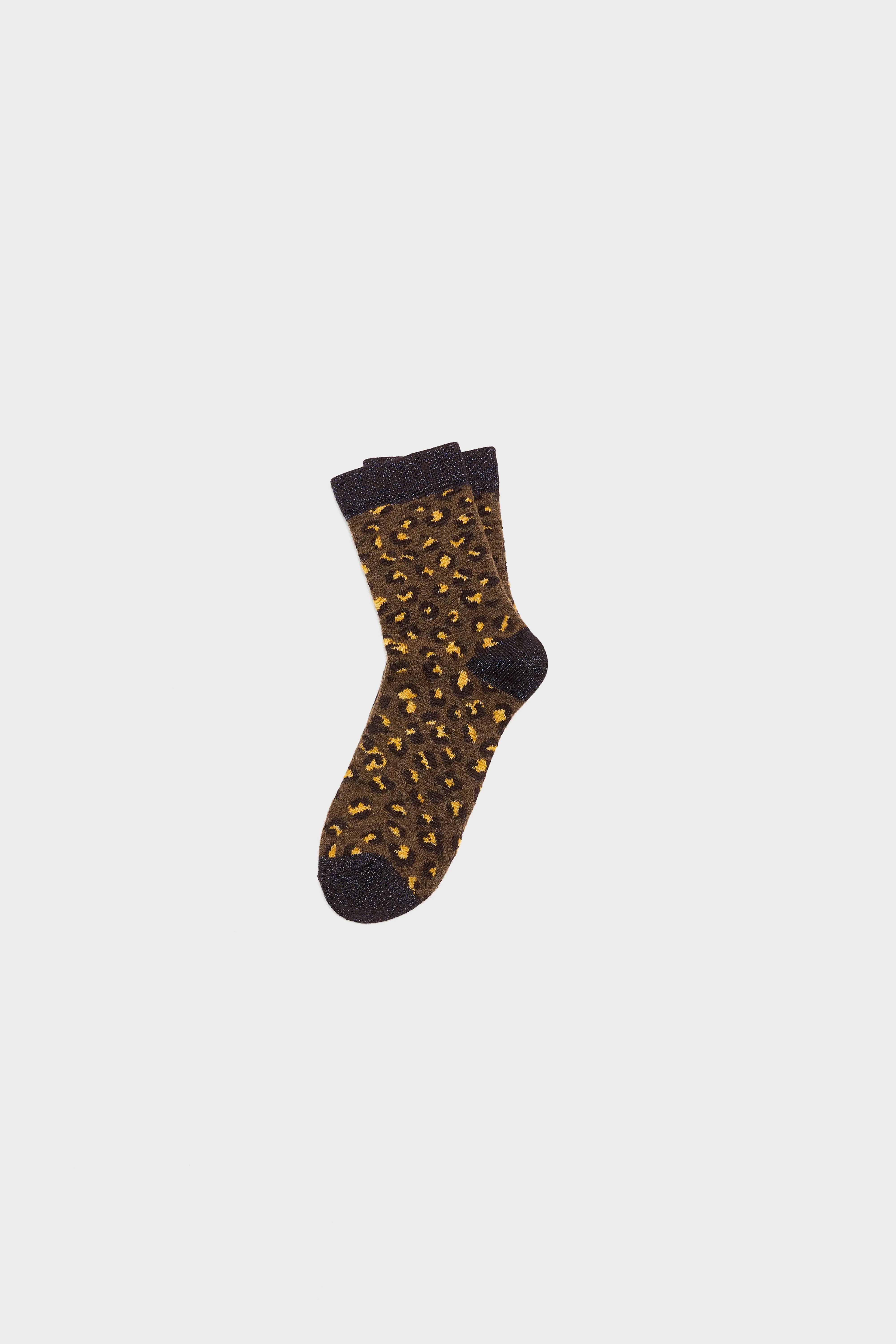 Bopas Crew Socks - Chestnut / Curcuma / Sable For Women | Bellerose