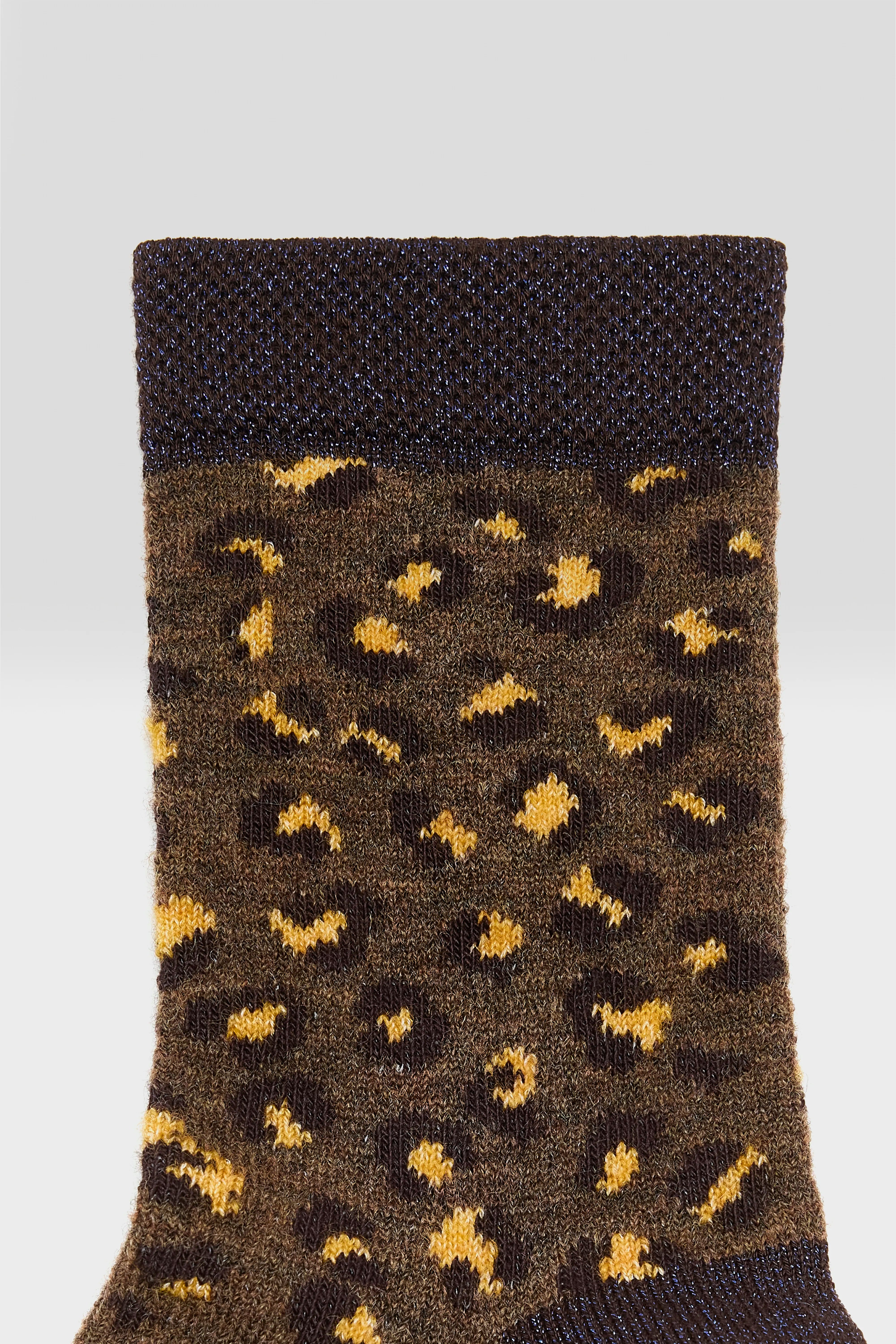 Bopas Crew Socks - Chestnut / Curcuma / Sable For Women | Bellerose